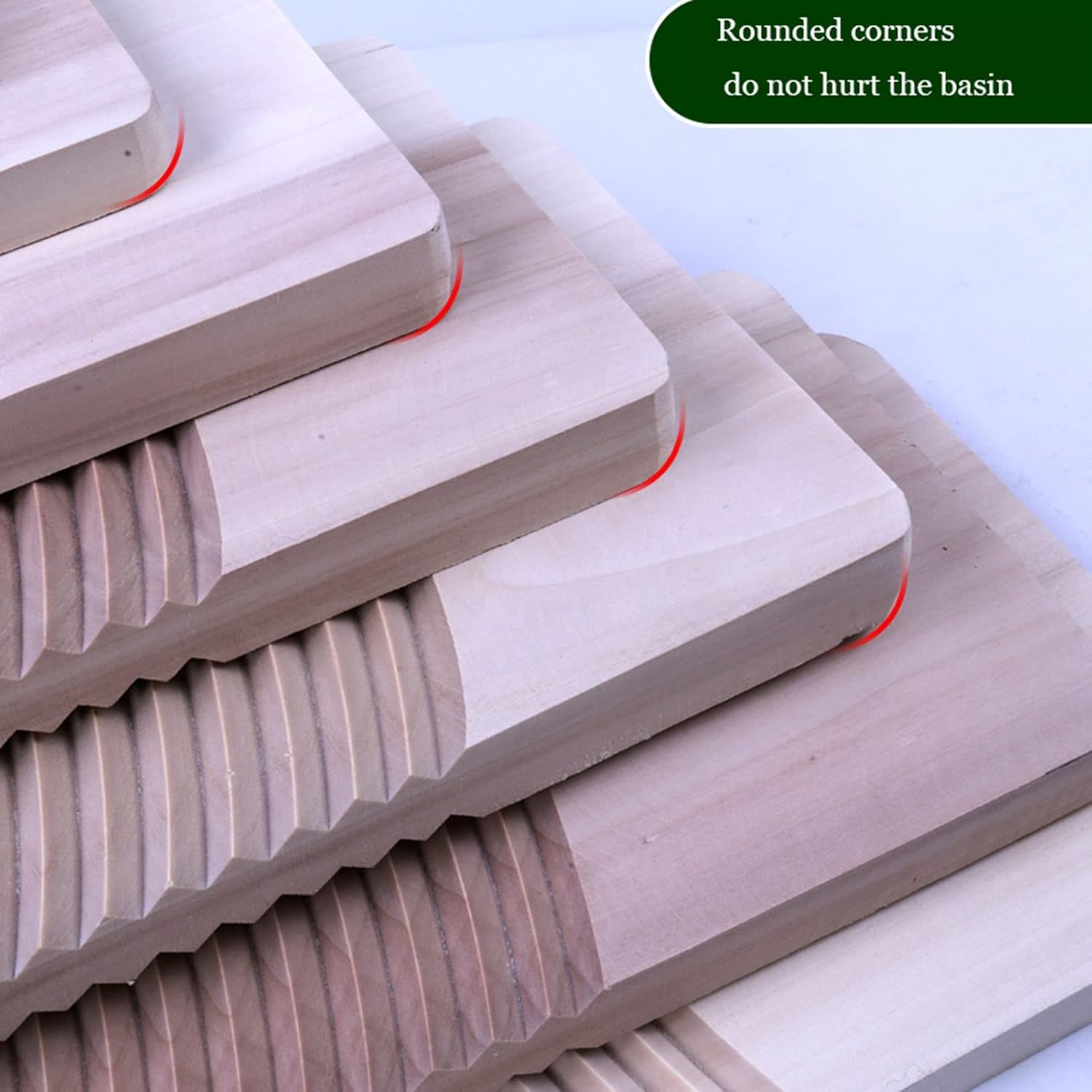 DCFV Multi-Purpose Bamboo Washboard for Hand Laundry