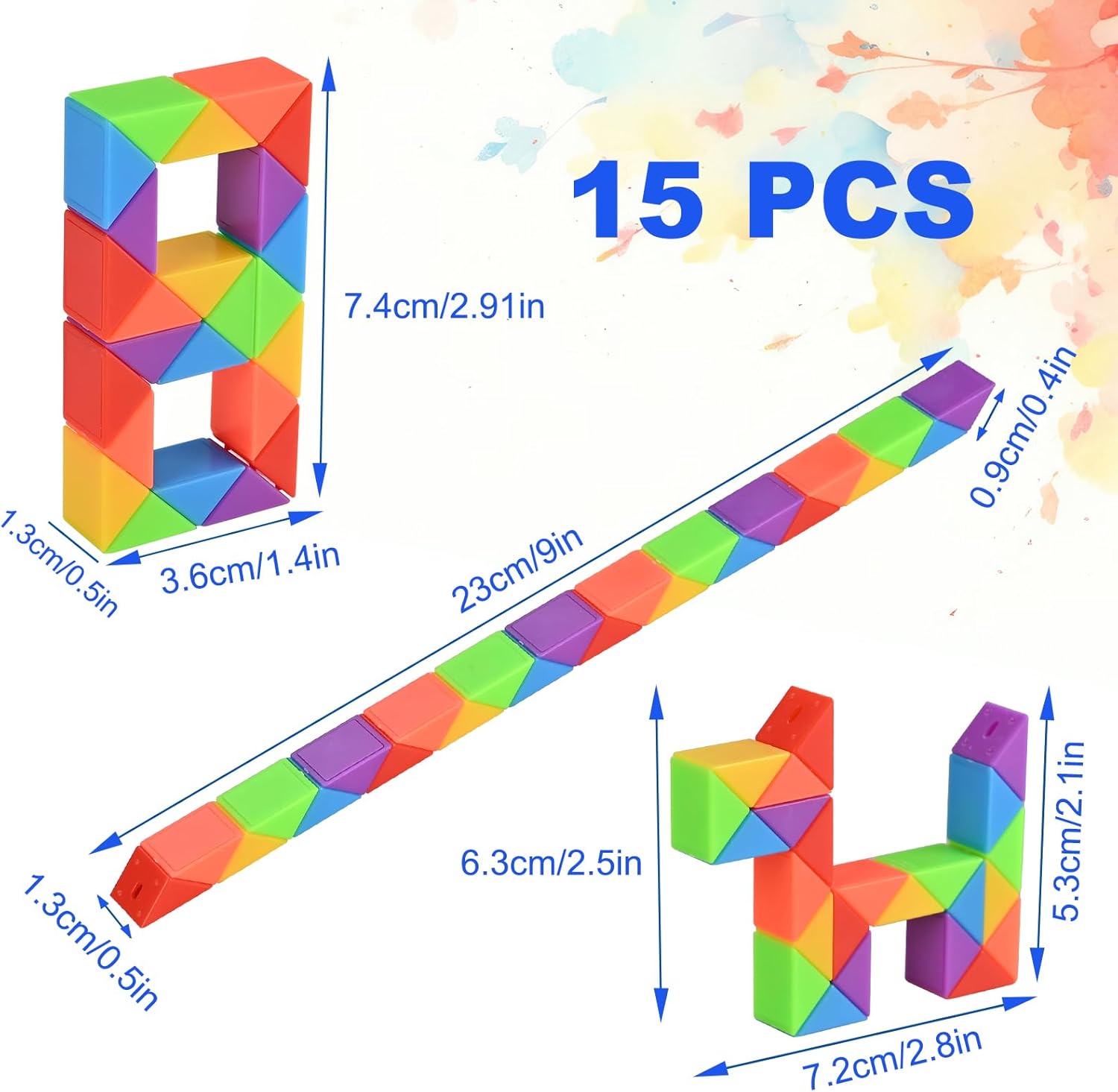 GOLDGE 24 Pack Mini Cube Puzzle Fidget Toys