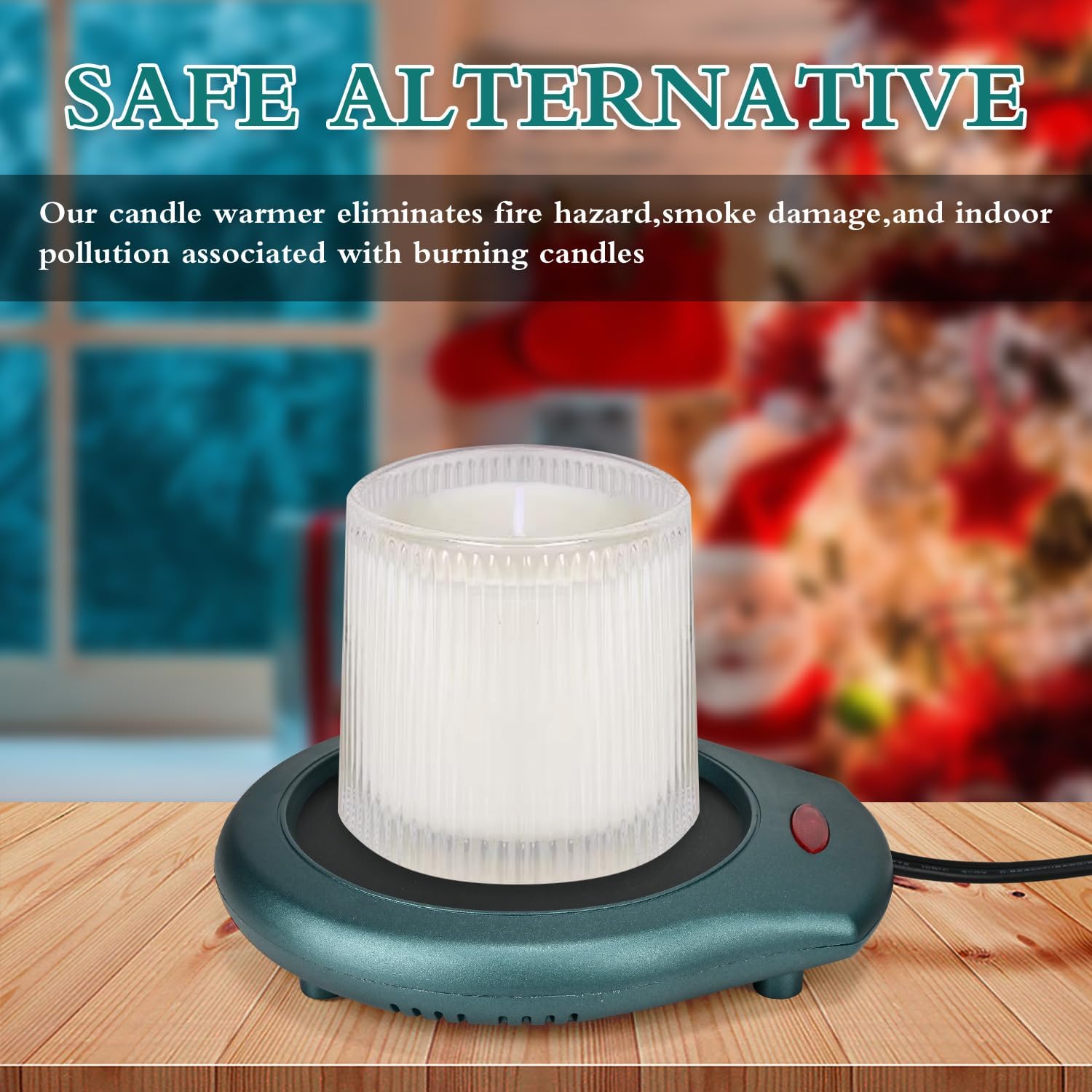 ASAWASA Candle Warmer for Large Jar and Coffee Mug