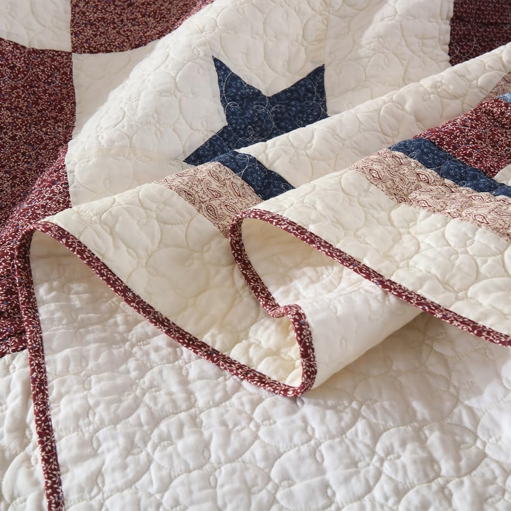 VISIMISI Cotton Reversible Quilt Set for Boys