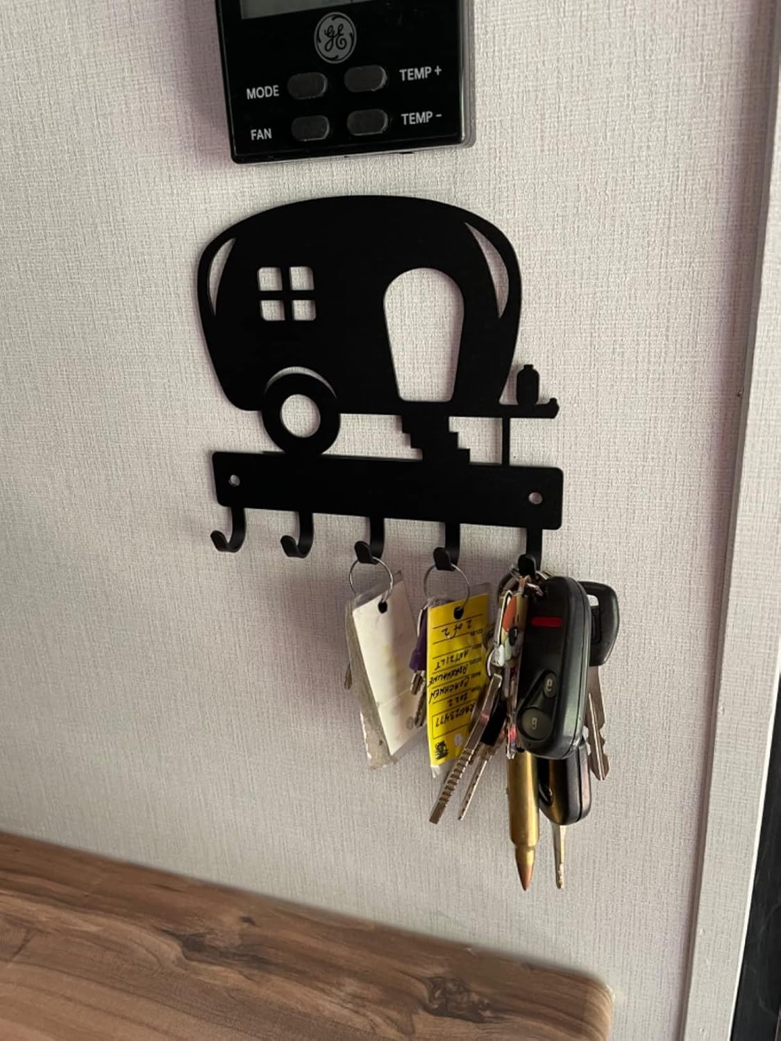 Camper Key Rack Holder - 6 Inch Wall Mounted Hook
