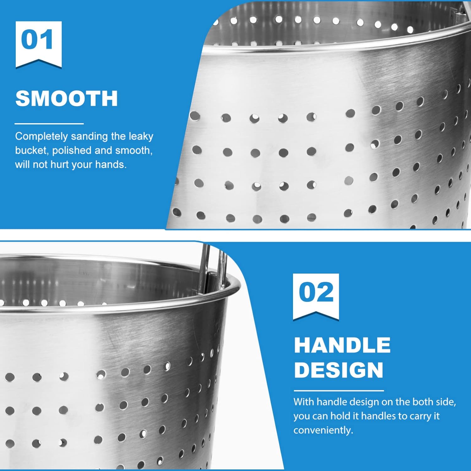 Hemoton Multi-Purpose Steam Pot Strainer Basket Insert