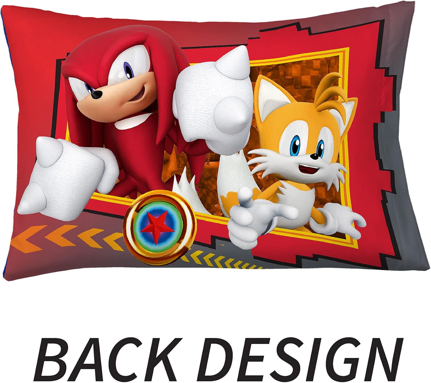 Franco Kids Bedding Sonic The Hedgehog Reversible Pillowcase