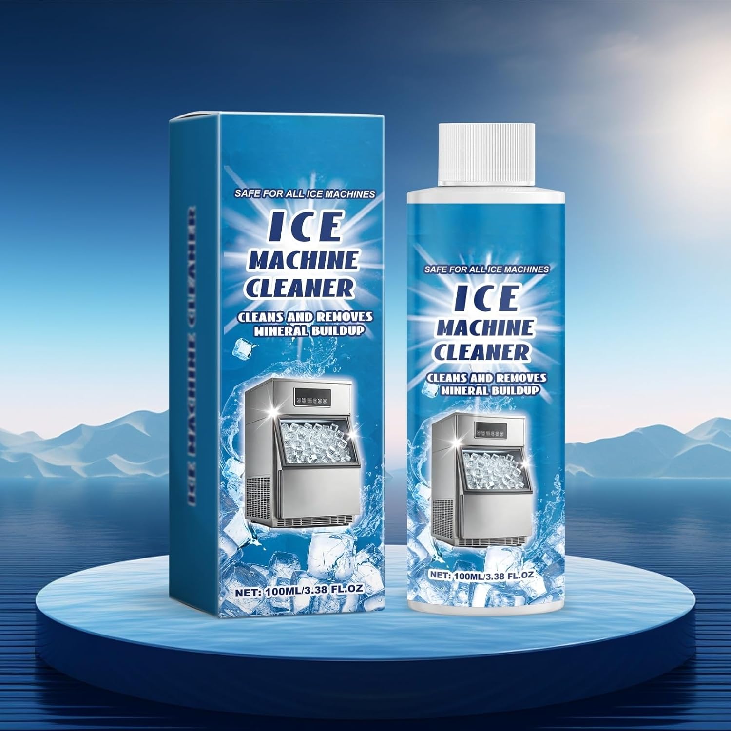 Ice Machine Cleaner 338 FL OZ Mineral Scale Remover Universal Compatibility