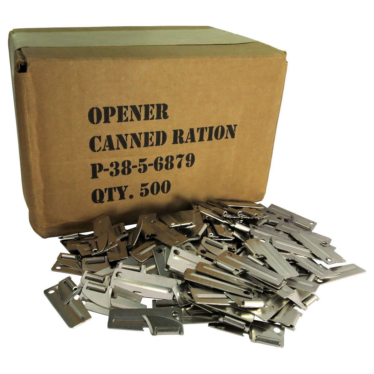 500 Pack of P-38 Can Openers Manual