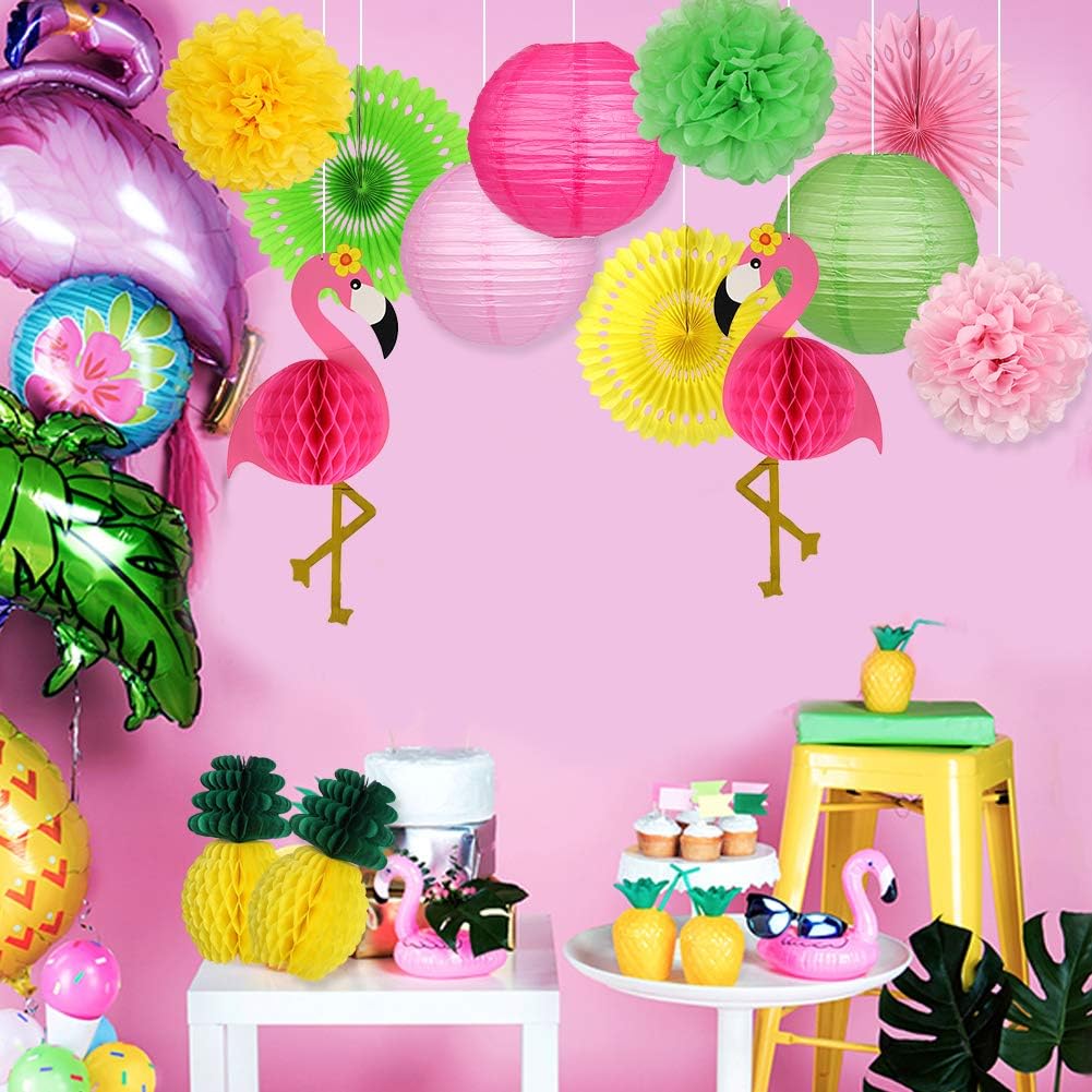 YUNXUAN Tropical Party Decorations Set