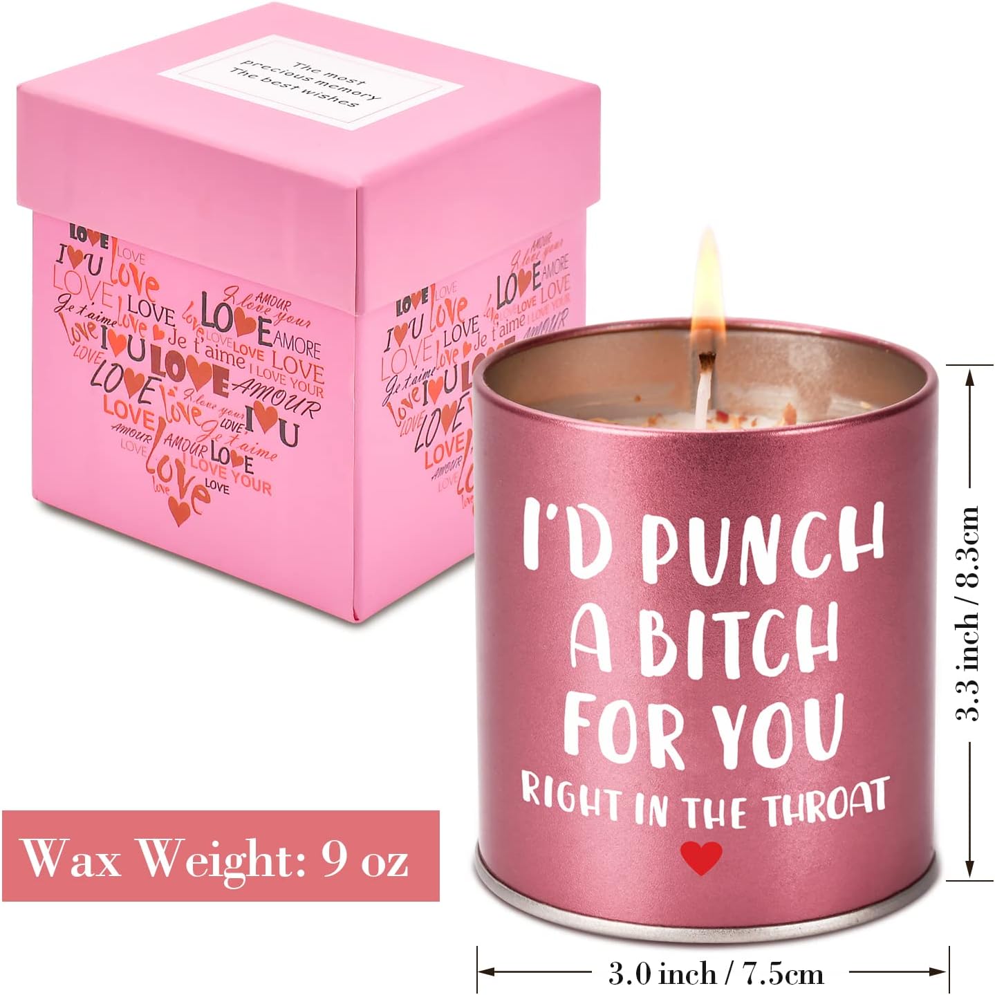 Handmade Jar Candles for Women Mothers Day Christmas Birthday and Friendship Gifts