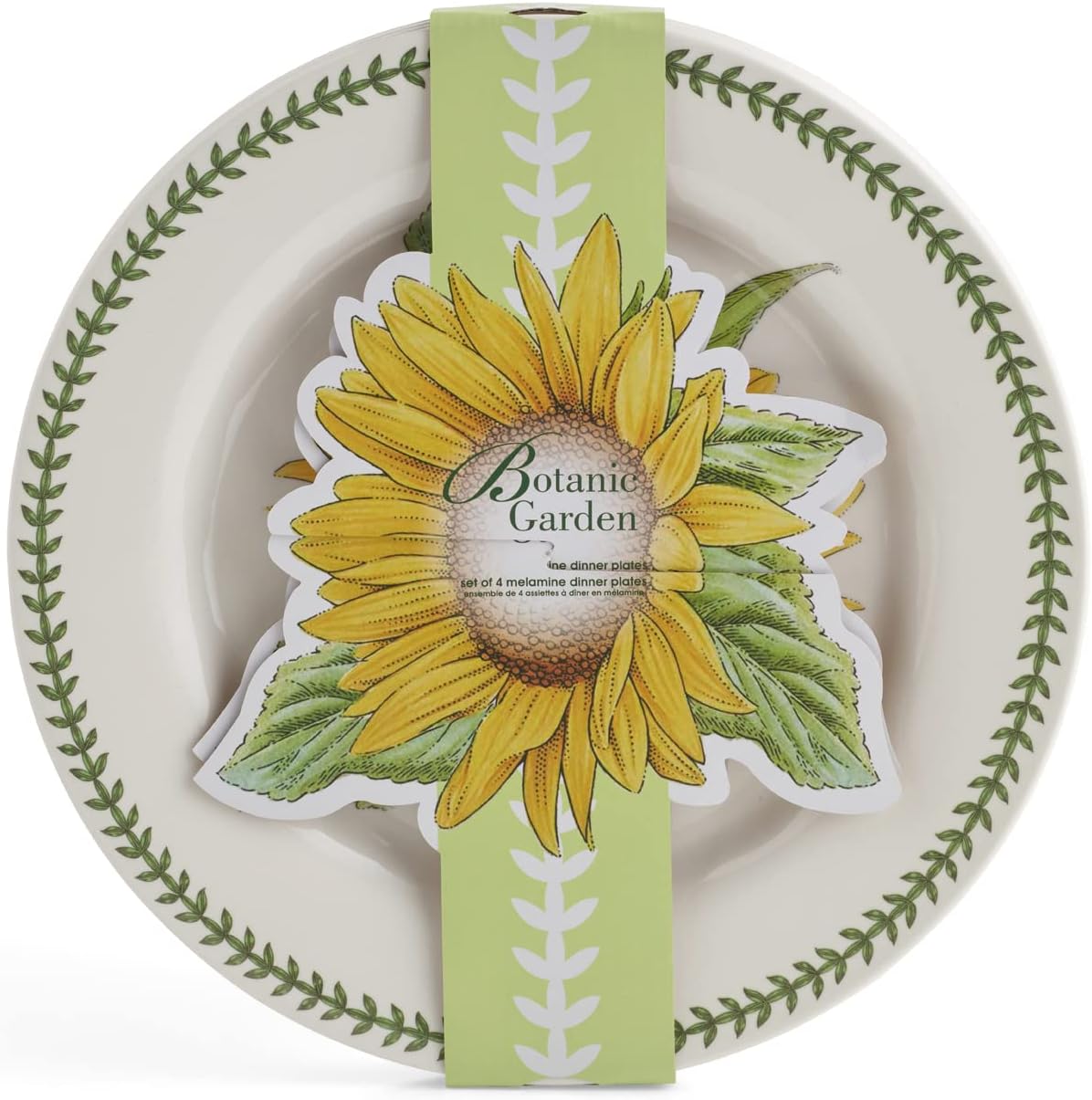 Portmeirion Botanic Garden 11 Inch Dinner Plates Set of 4