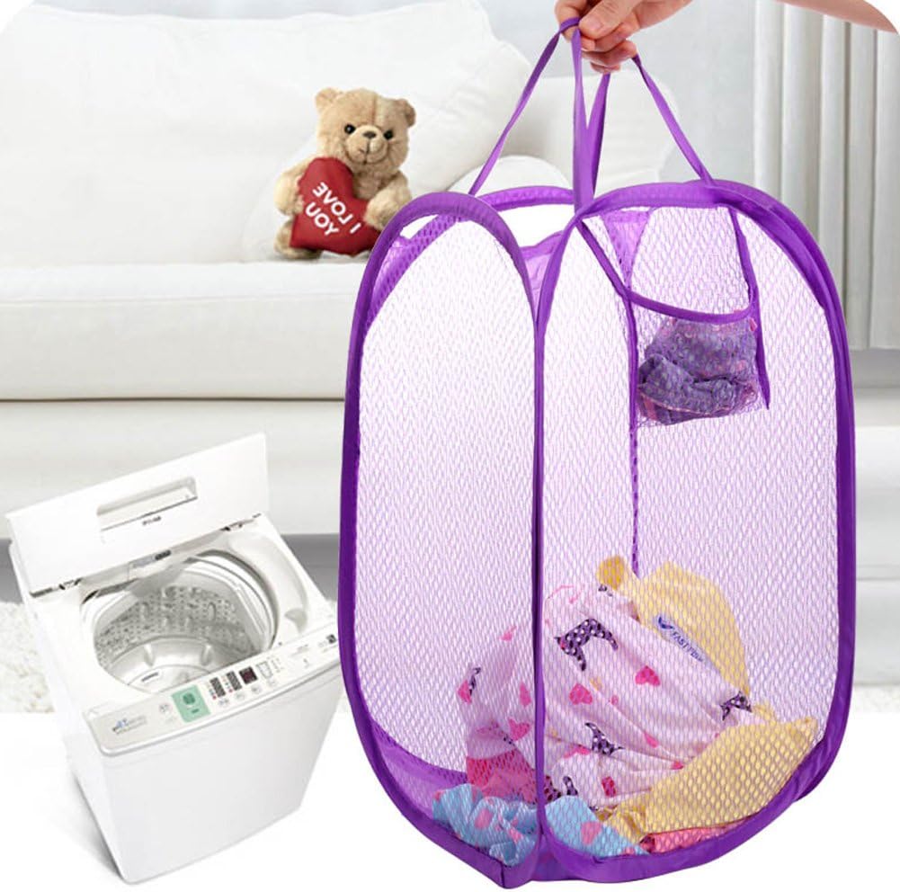 RZJZGZ Foldable Pop-Up Laundry Hamper 2 Pack