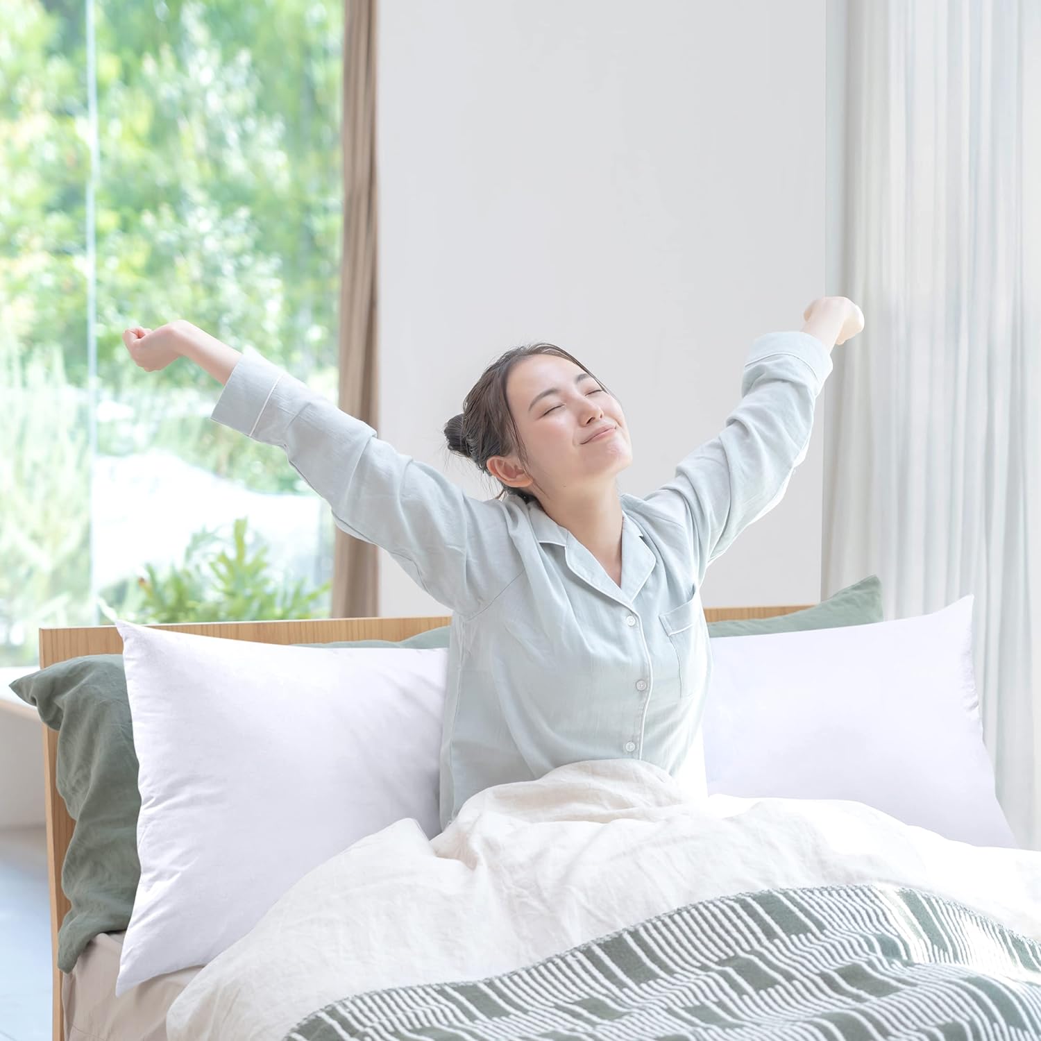 Utopia Bedding Full Body Pillow for Adults White 20 x 54 Inch