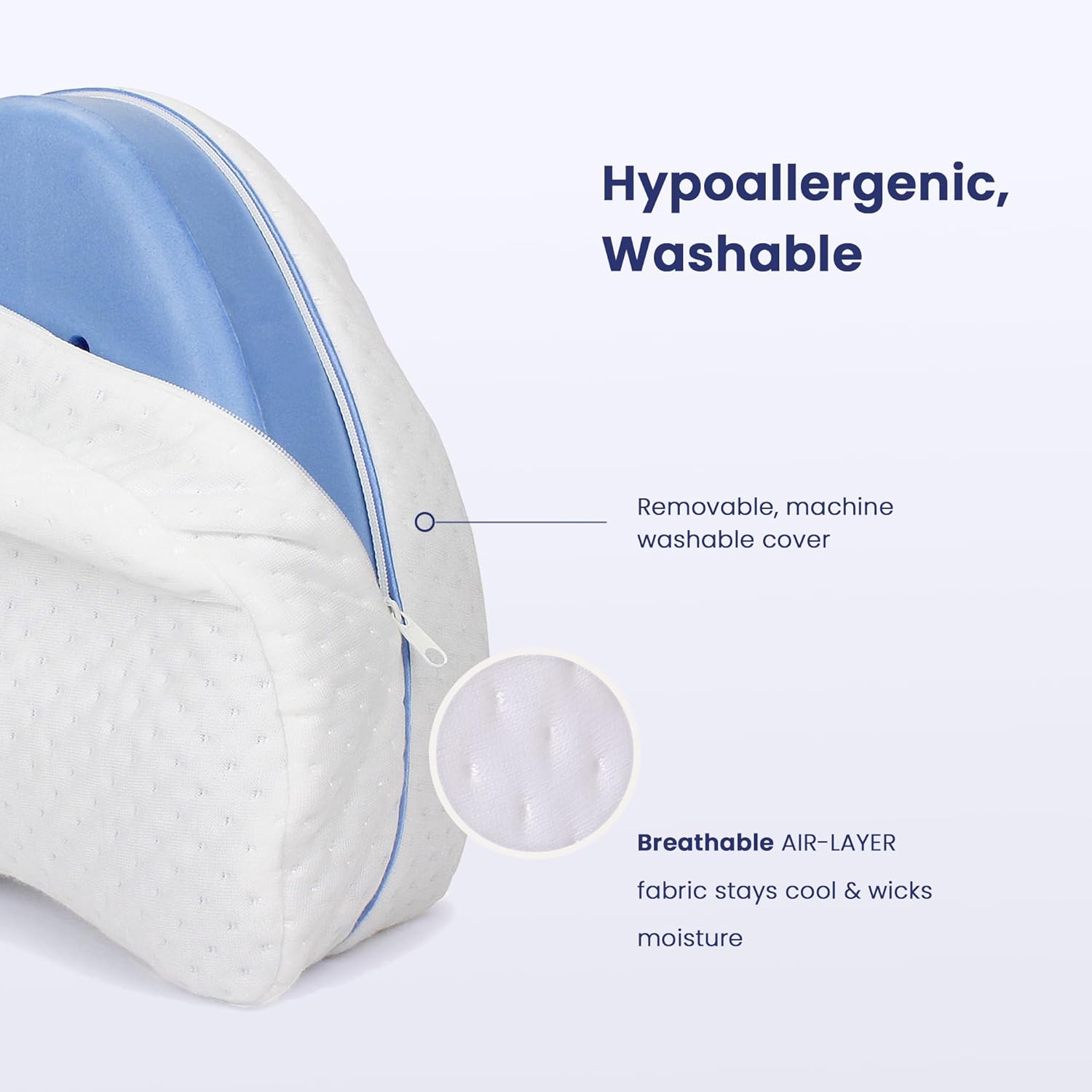Contour Legacy Leg and Knee Support Pillow for Side Sleepers