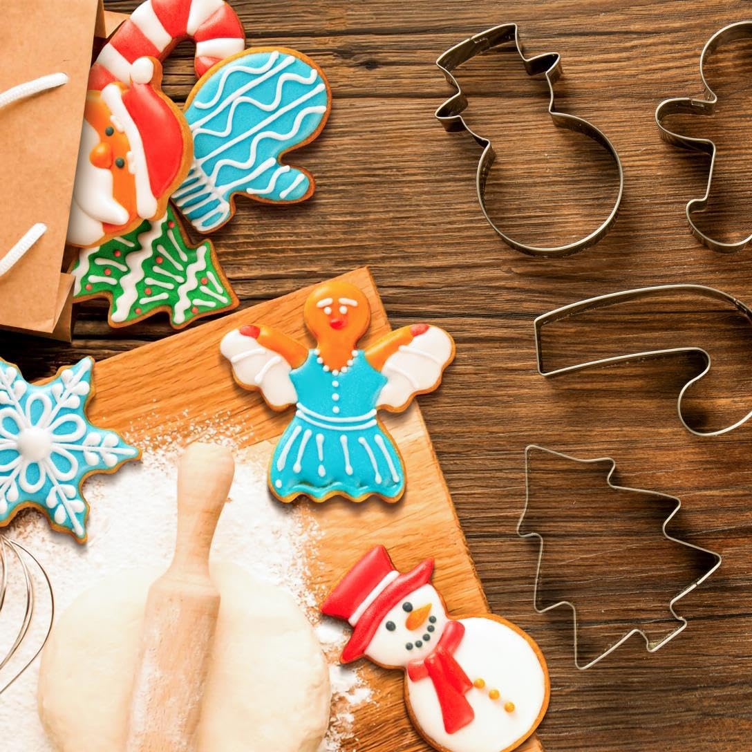 Wmtidene Christmas Cookie Cutters Set of 9