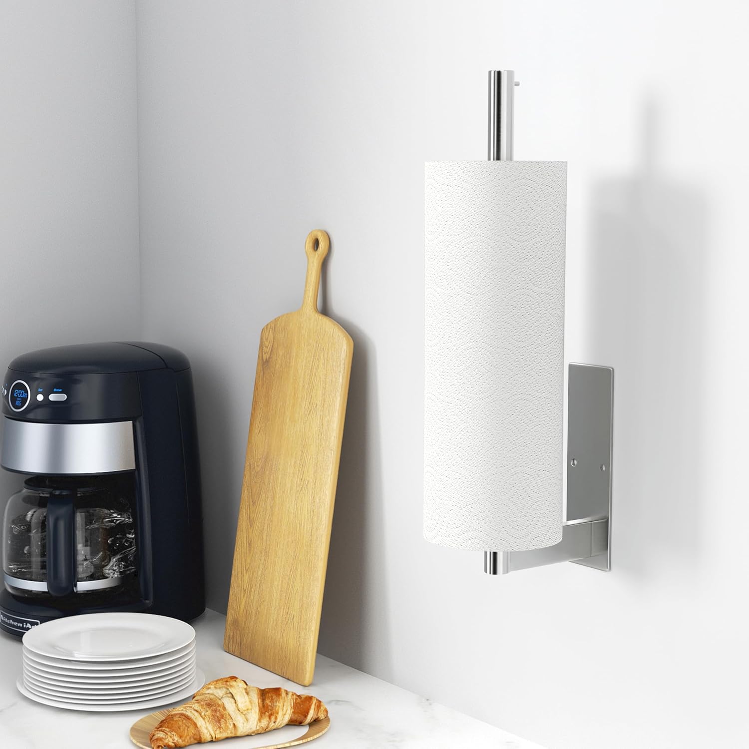 Stainless Steel Paper Towel Holder Under Cabinet