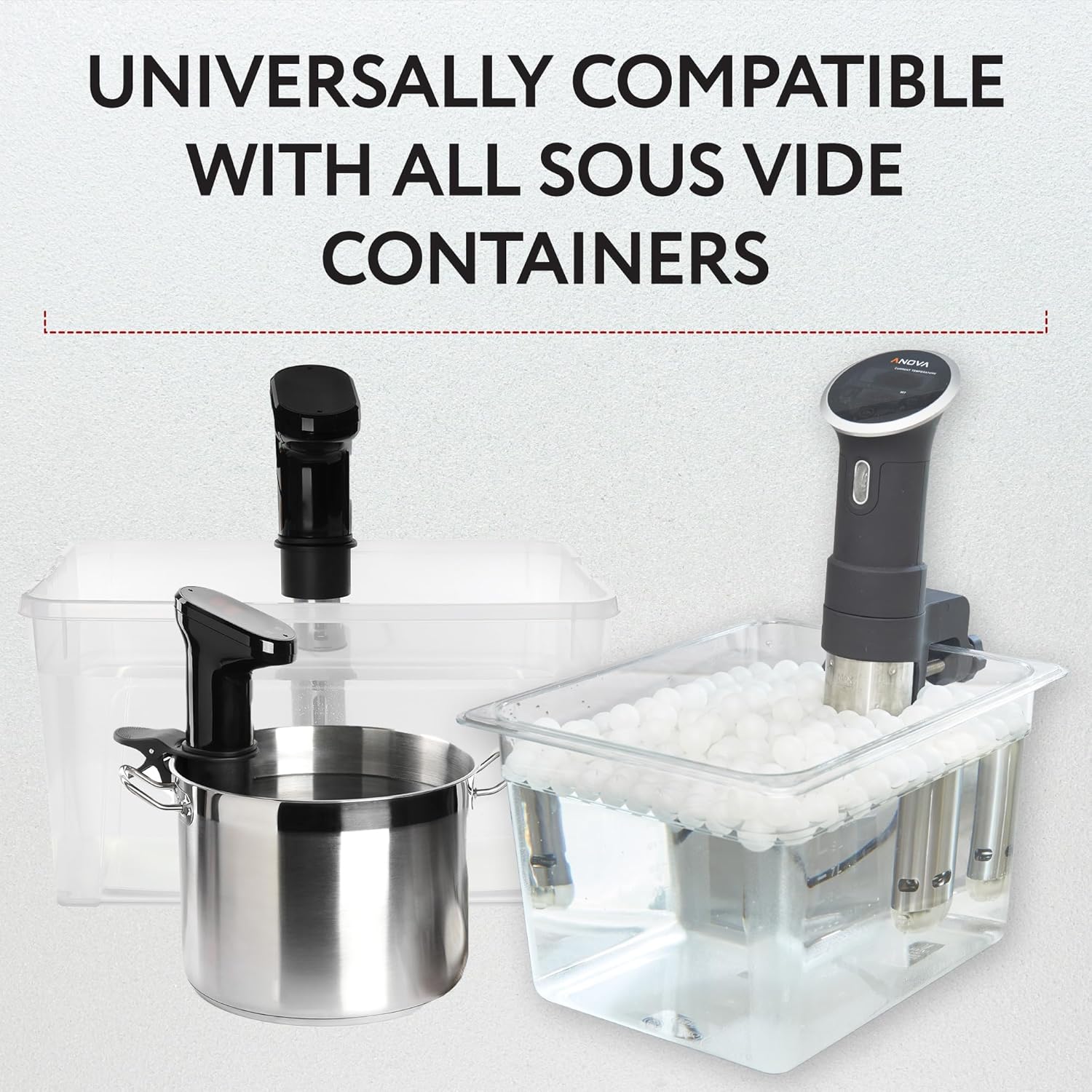 IMPRESA 500 Count Sous Vide Balls for Anova and Inkbird Systems