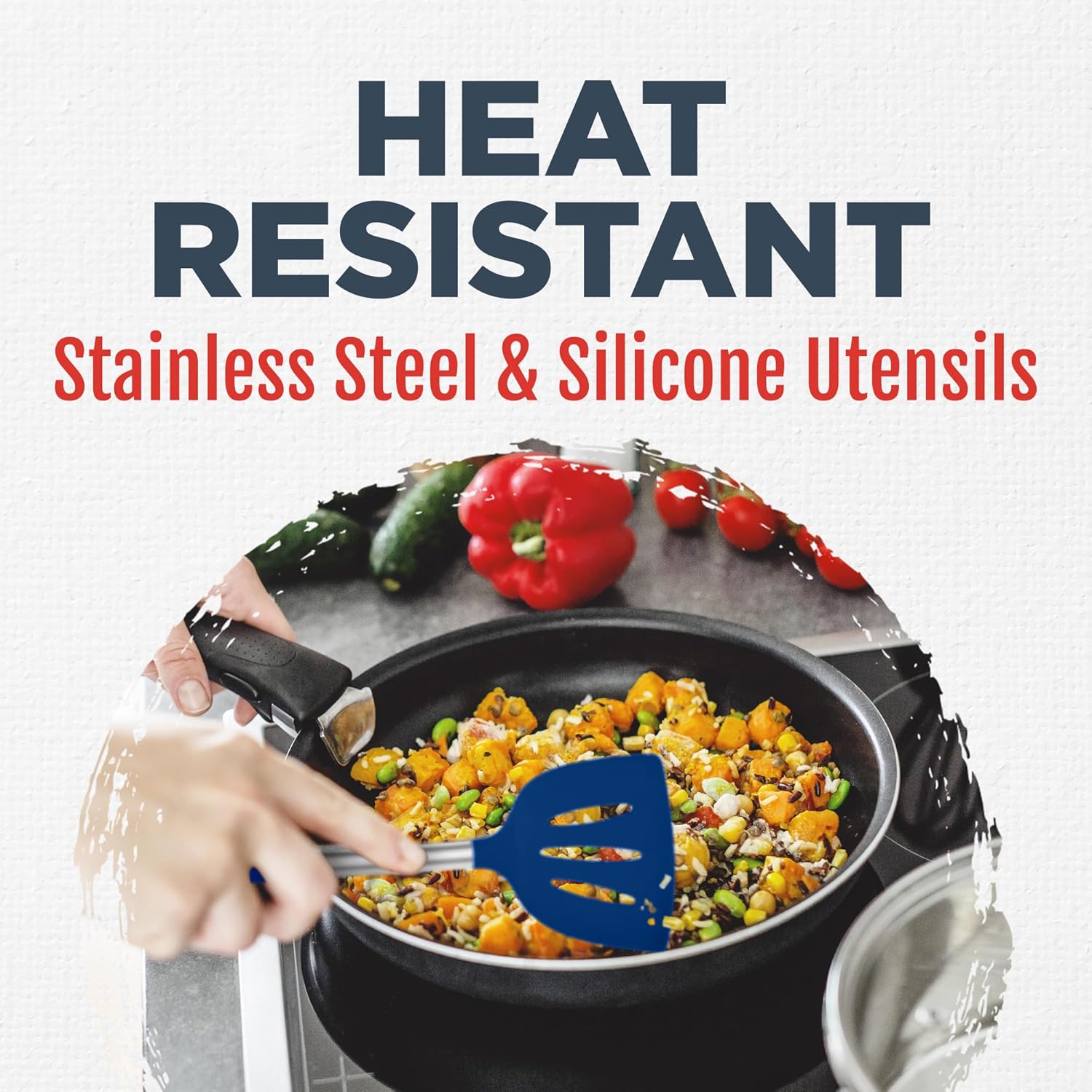 Culinary Couture 24-Piece Silicone Utensils Set
