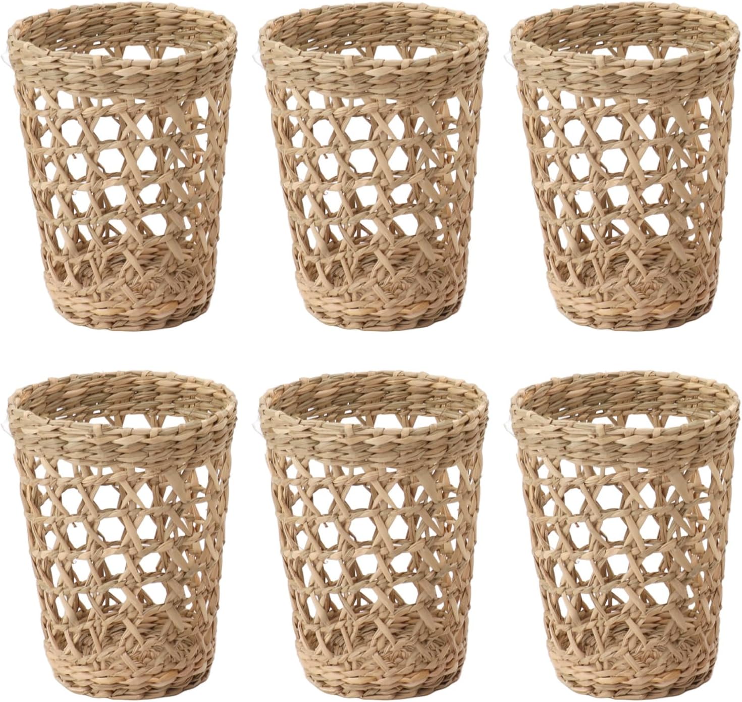 6Pcs Handwoven Vase Sleeve for Home Decor