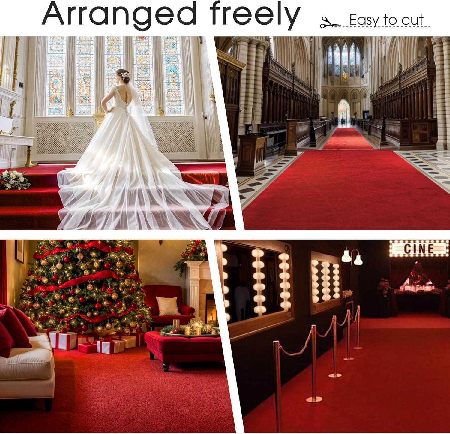 Red Carpet Runner for Hollywood Theme Party