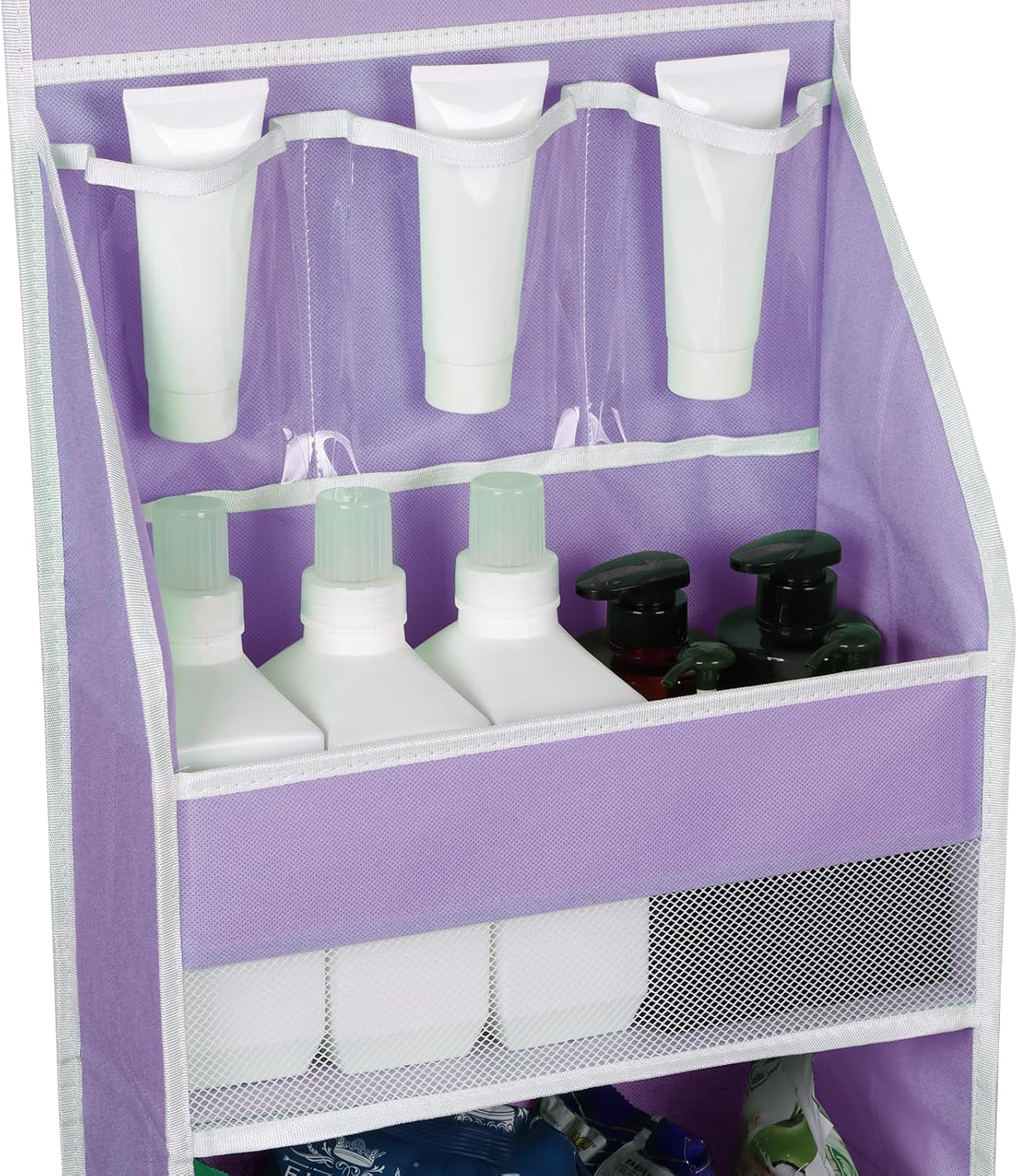 Univivi 5 Shelf Door Hanging Storage Organizer Purple