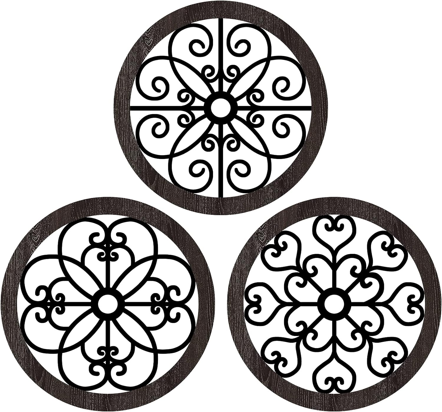 Blulu 3 Piece Rustic Wall Decor Set