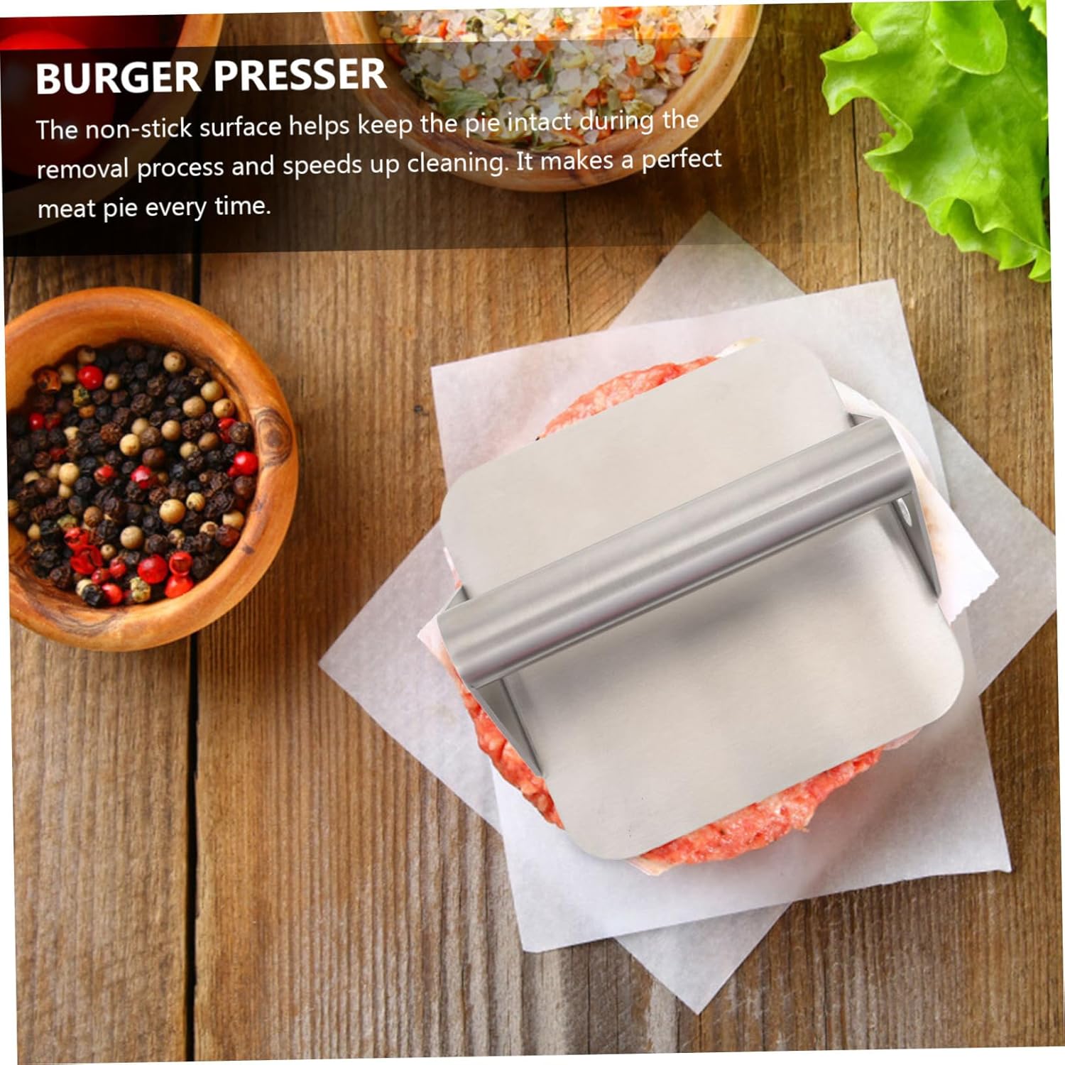 Stainless Steel Multi-Function Cake Press Opener