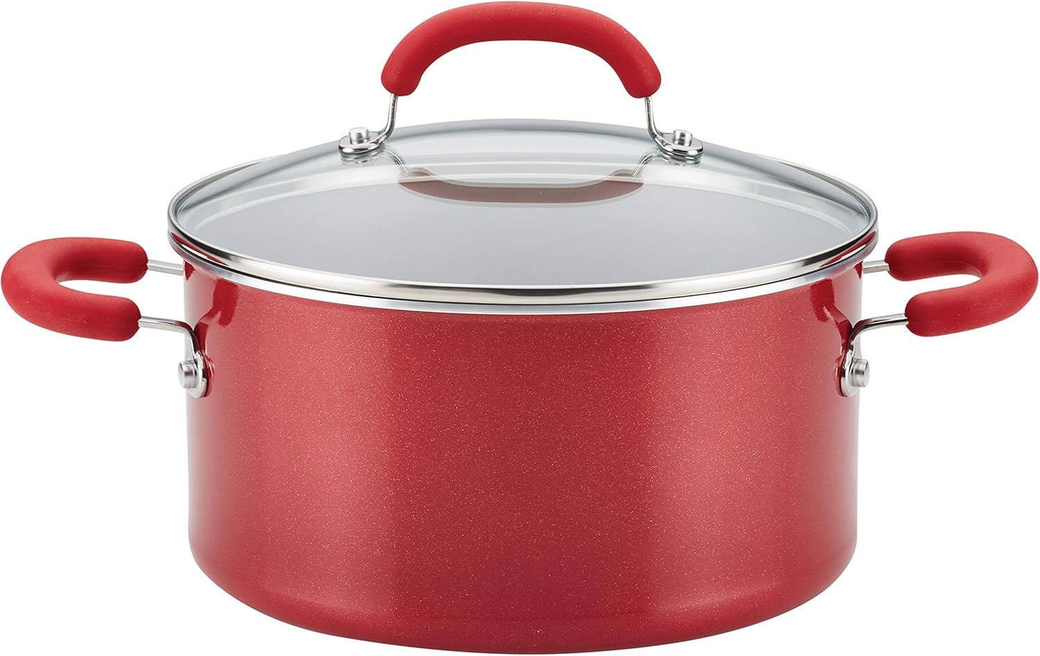 Rachael Ray Nonstick Stockpot 6 Quart Red