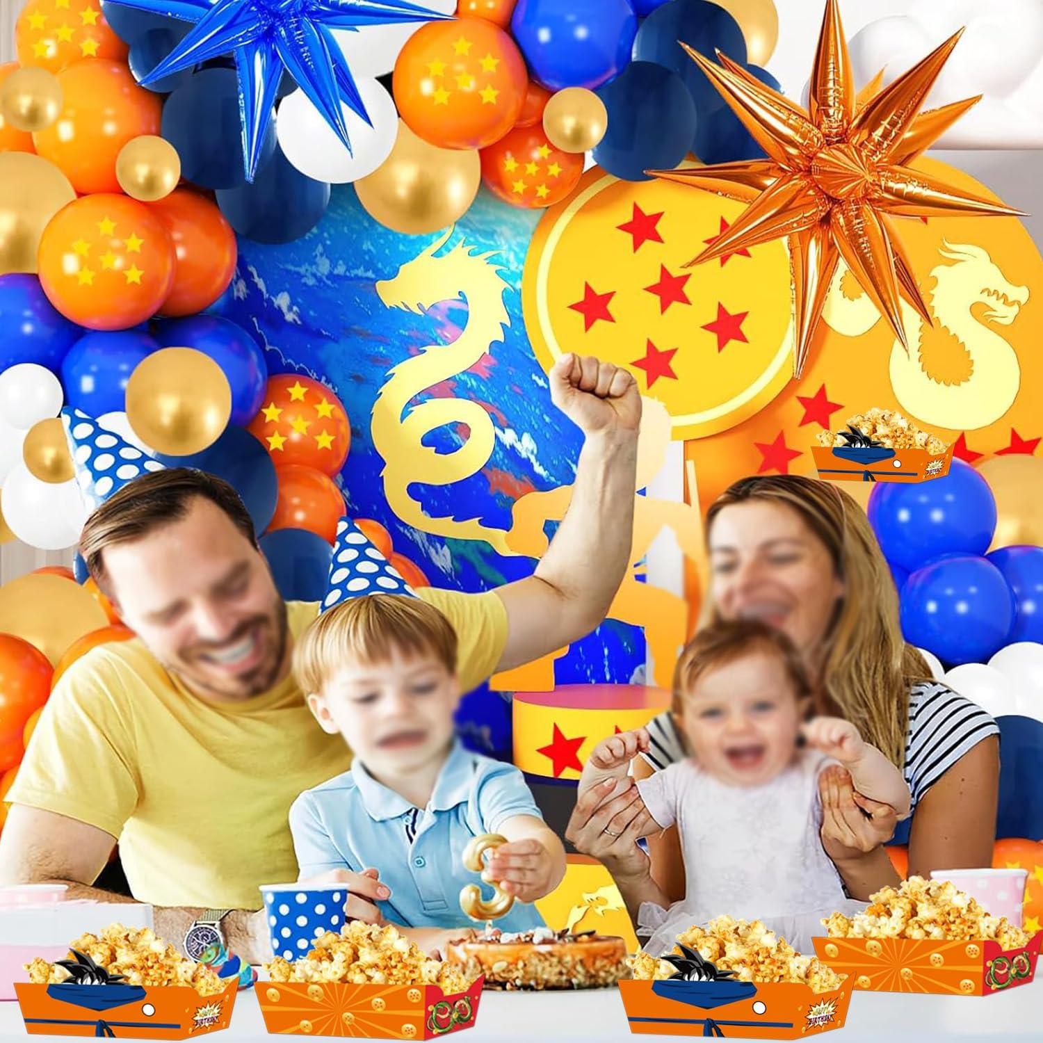 Dragon Themed 24pcs Disposable Paper Food Trays for Kids Party