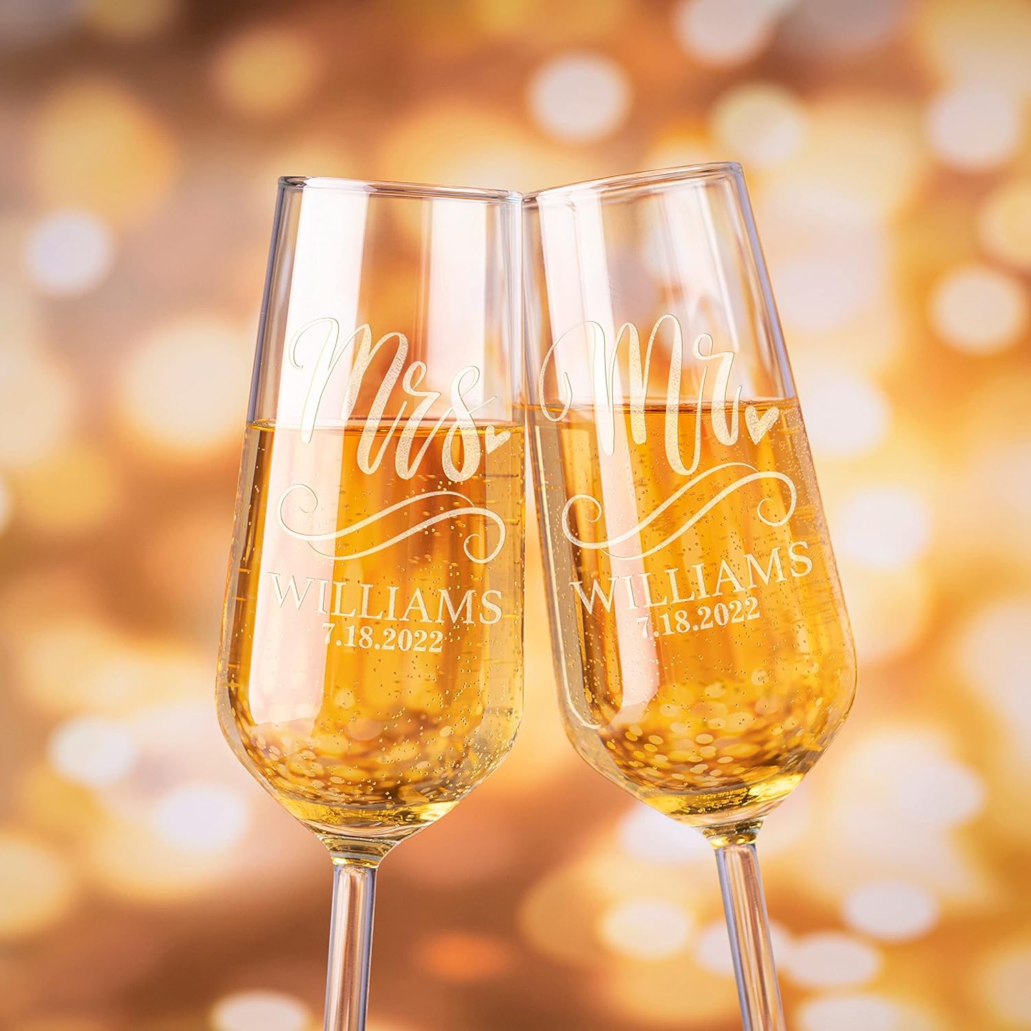 Personalization Lab Champagne Flutes Set of 2