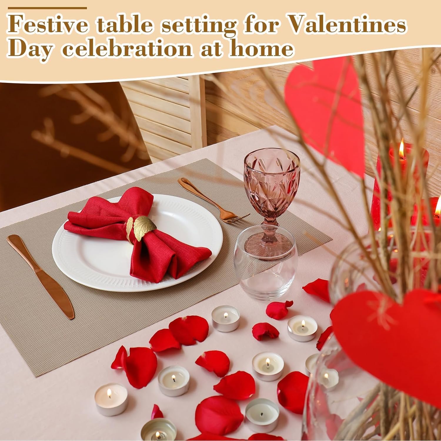 Gold Napkin Rings Set of 50 for Elegant Table Settings