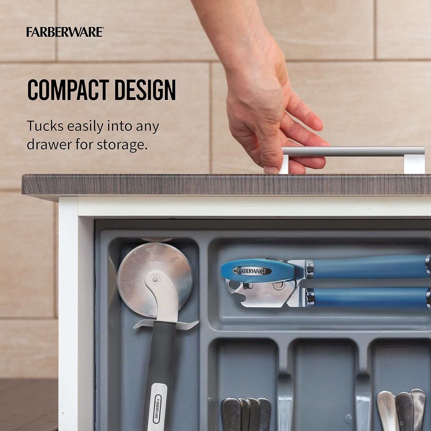 Farberware Professional Retro Can Opener With Soft Touch Handle