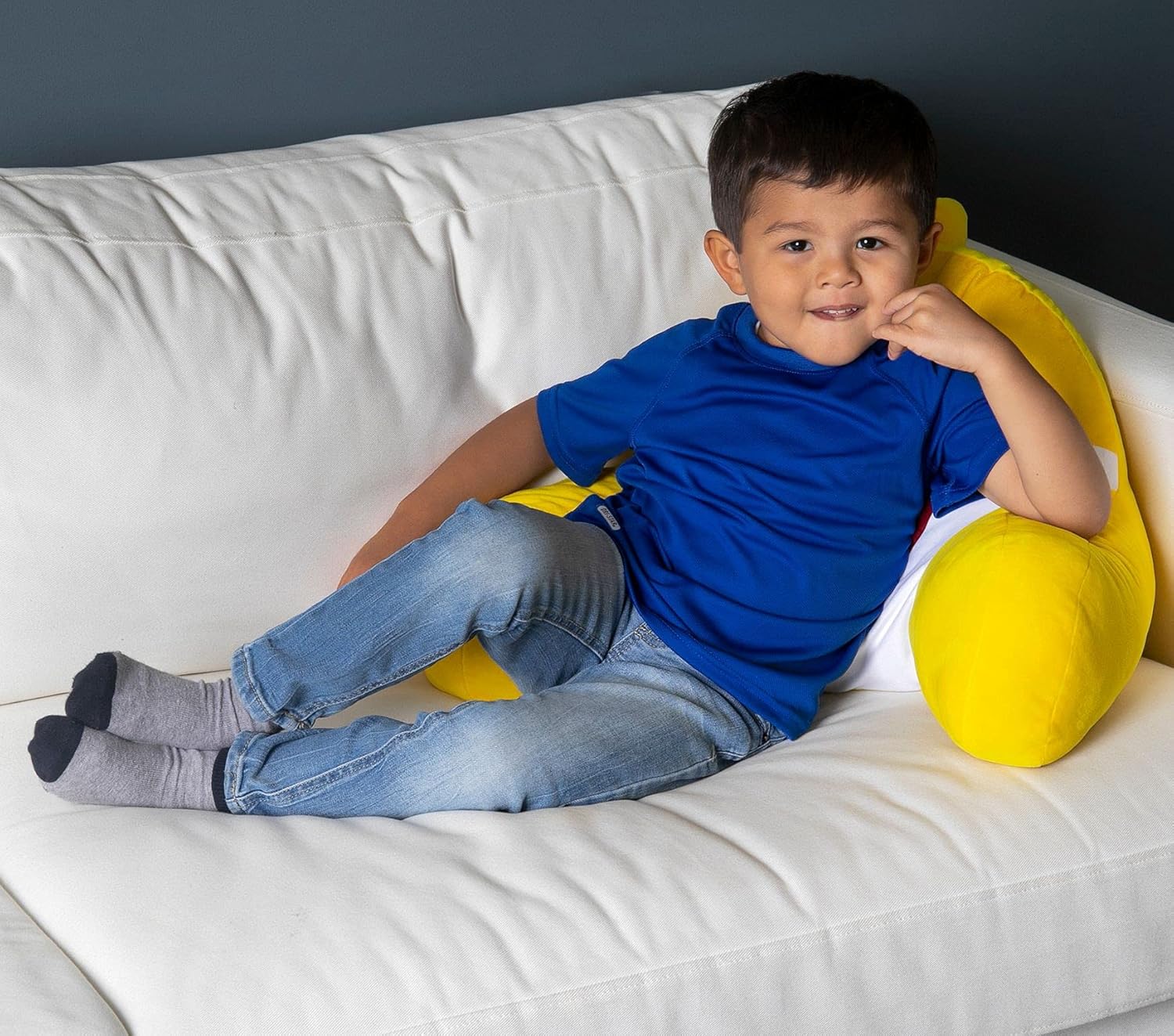 Baby Shark Kids Back Resting Pillow for Reading and TV Comfort