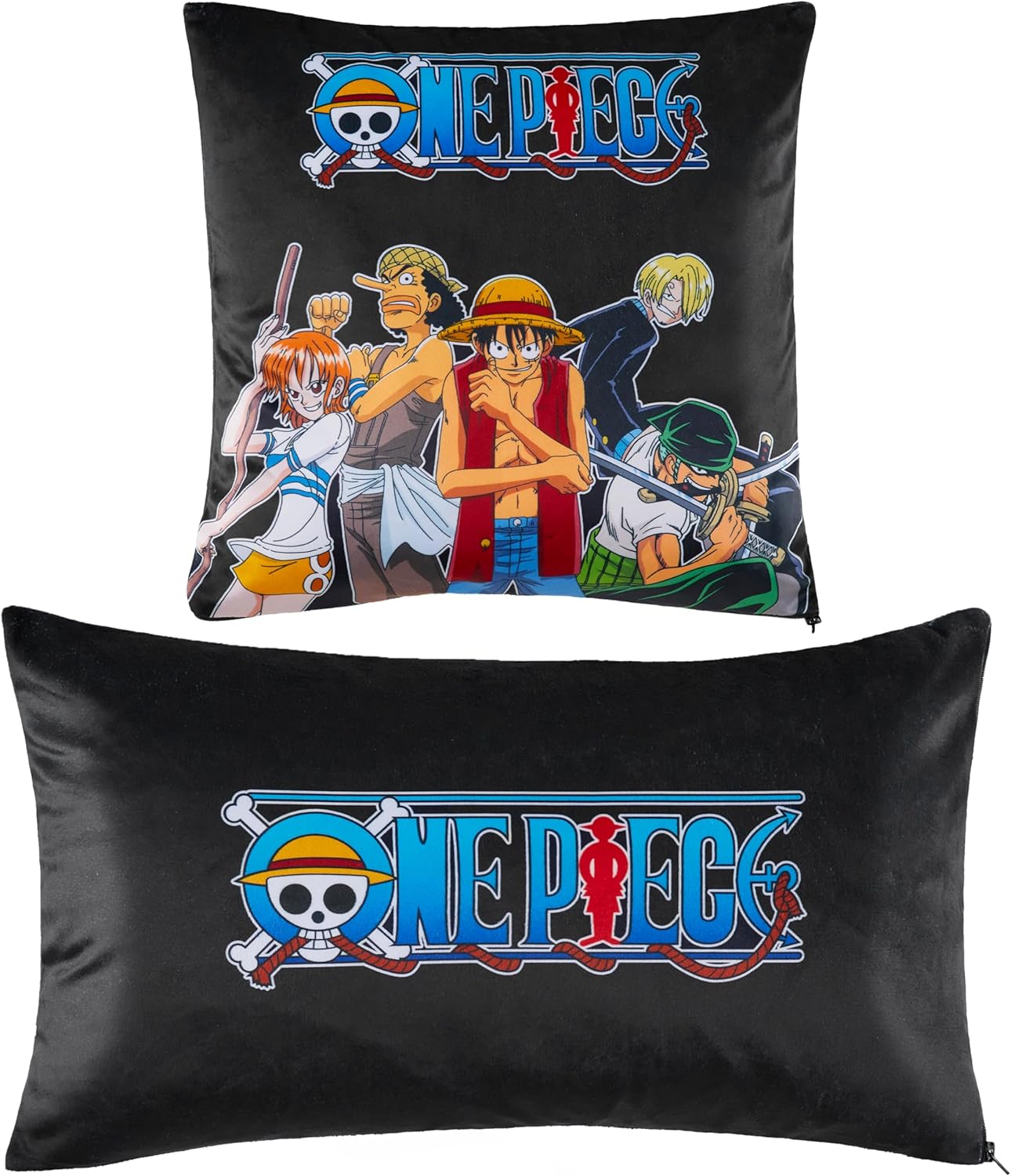 One Piece Cushion Covers Set of 2 Anime Home Decor