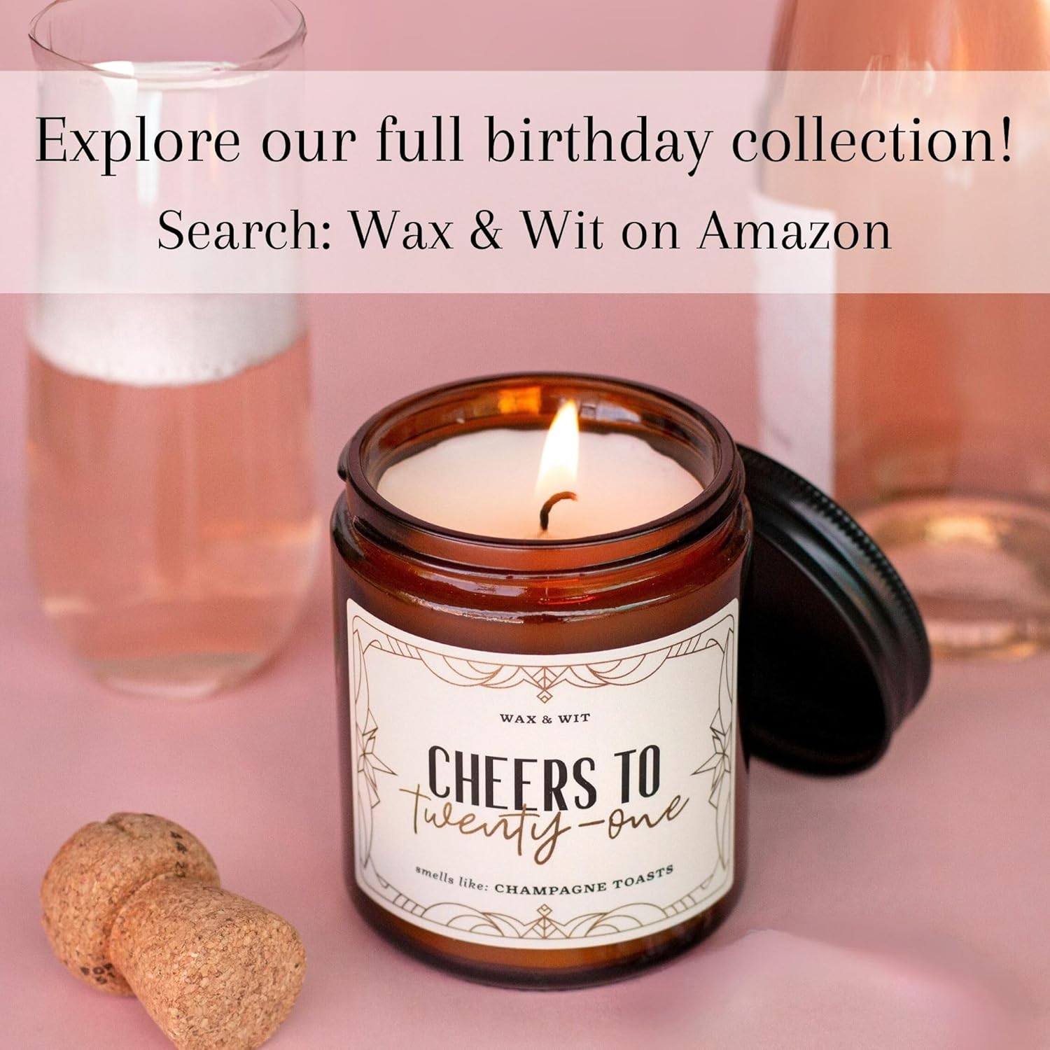Wax Wit 21st Birthday Candles for Her