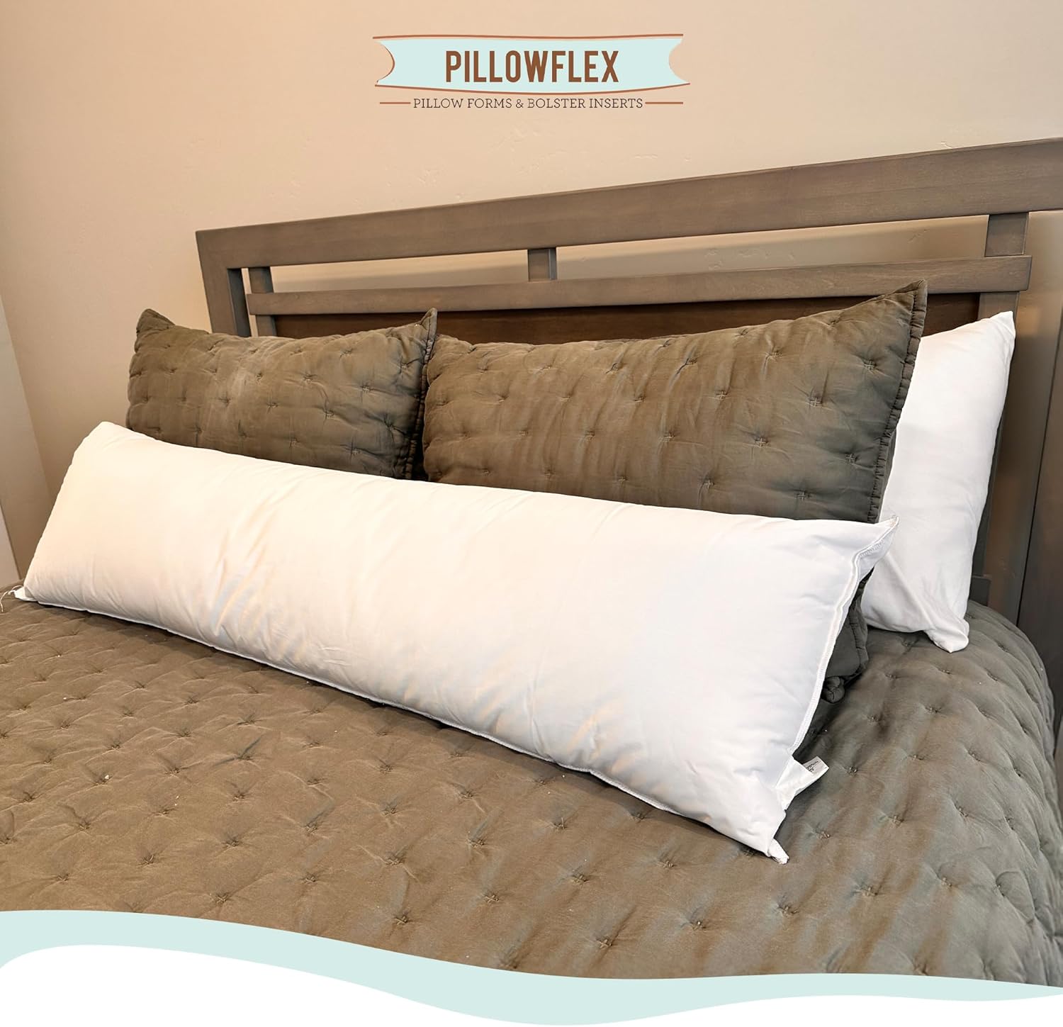 Pillowflex Synthetic Down Pillow Insert - 18x22 Inch