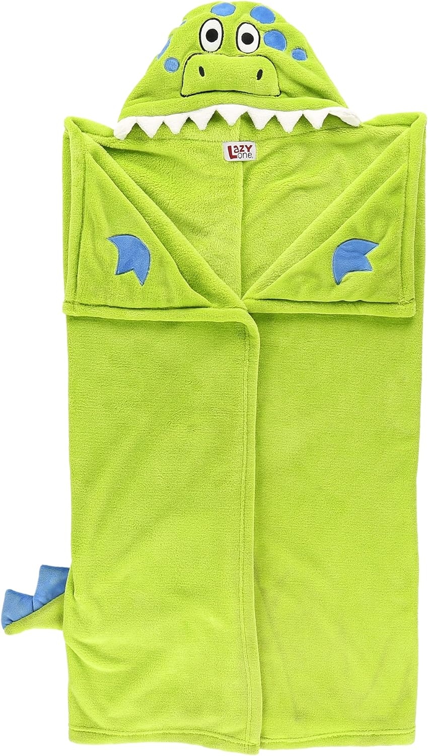 Lazy One Dinosaur Hooded Blanket for Kids