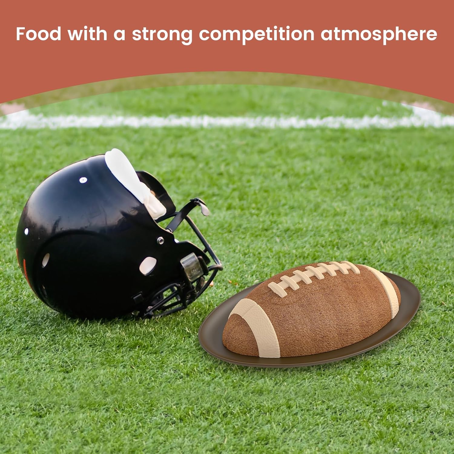 Football Cake Pan 105in 3D Silicone Mold for Baking