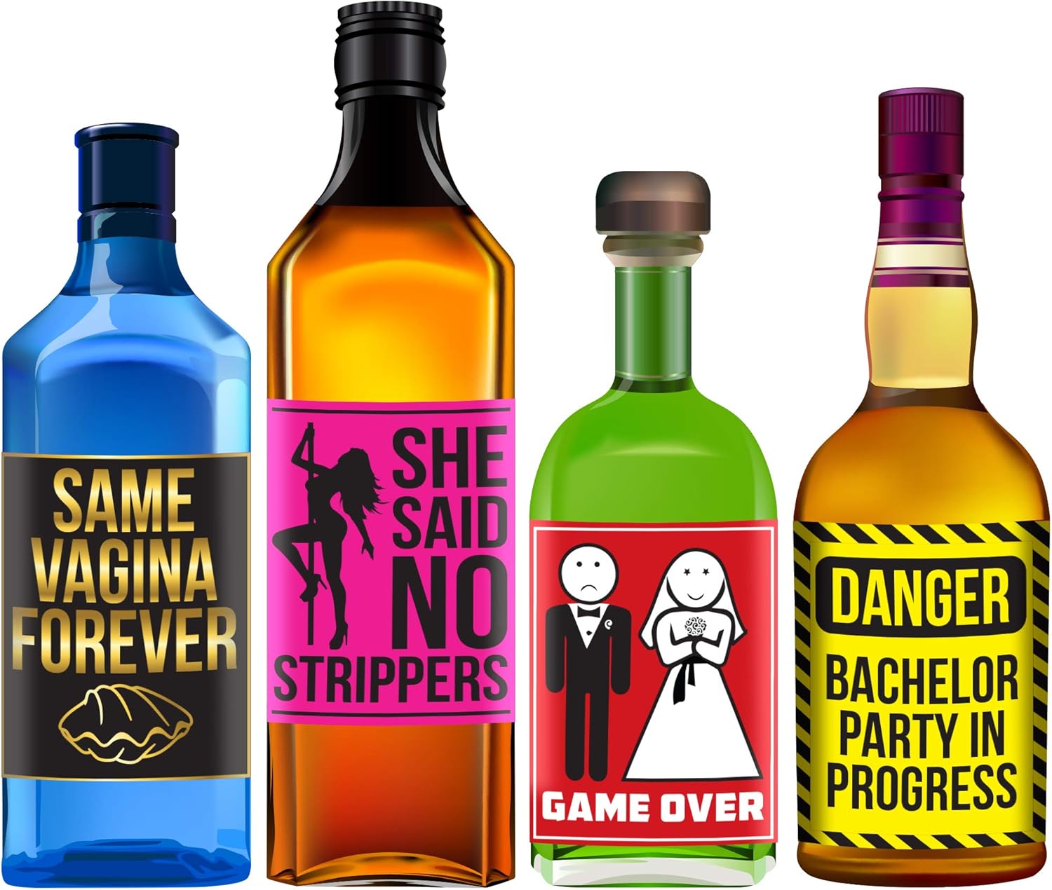 Bachelor Party Alcohol Labels - Funny Ideas Decor
