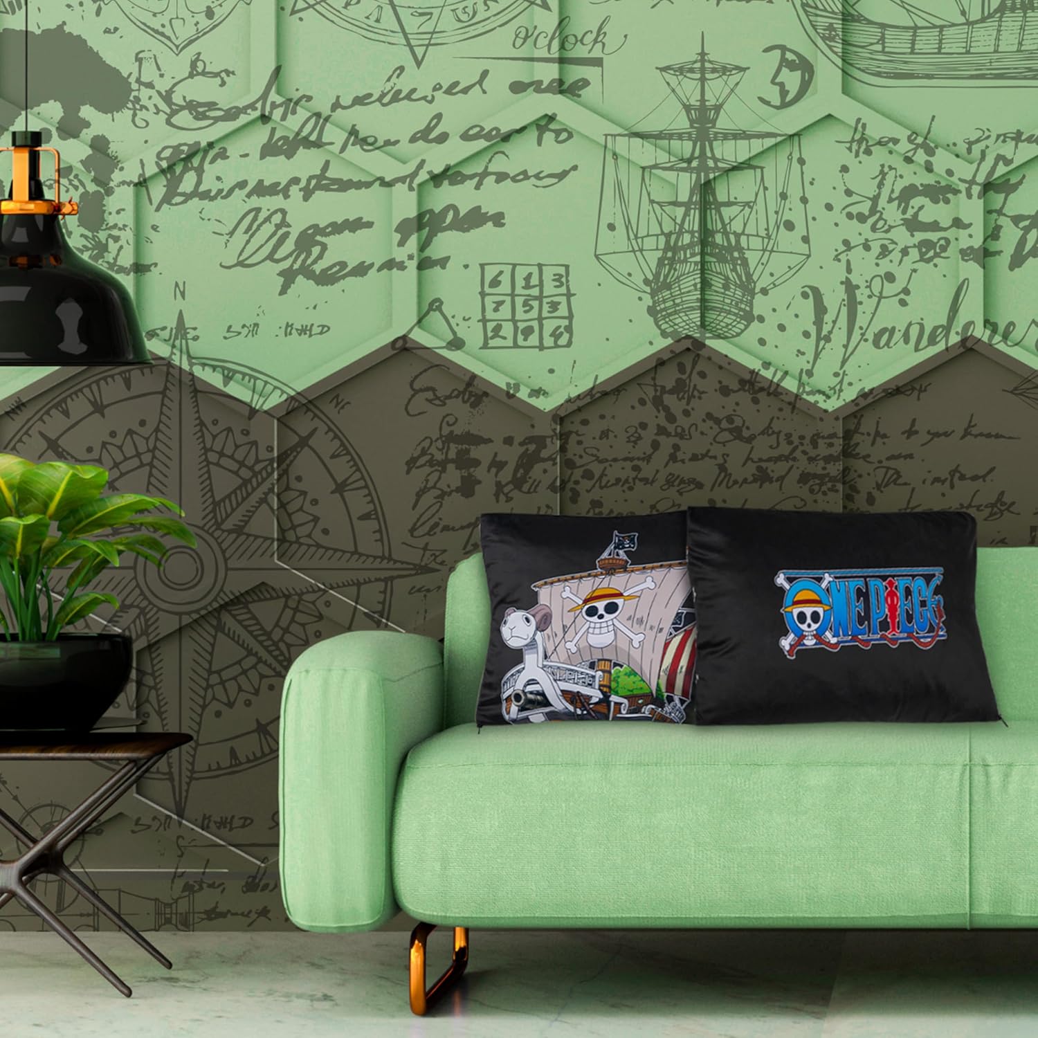 One Piece Cushion Covers Set of 2 Anime Home Decor