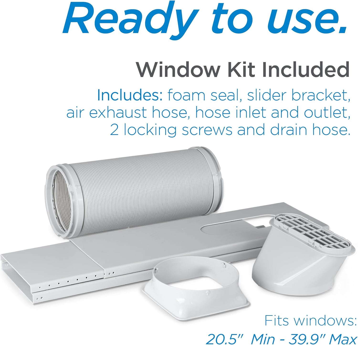 BLACKDECKER 14000 BTU Portable Air Conditioner with Window Kit and Smart Features