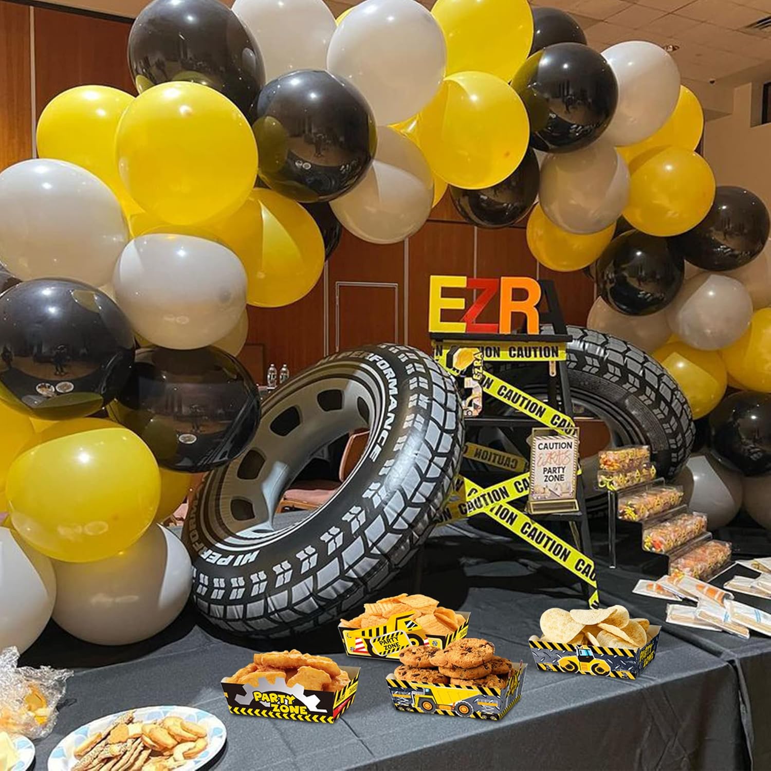 24 Pcs Construction Themed Snack Bowls for Kids