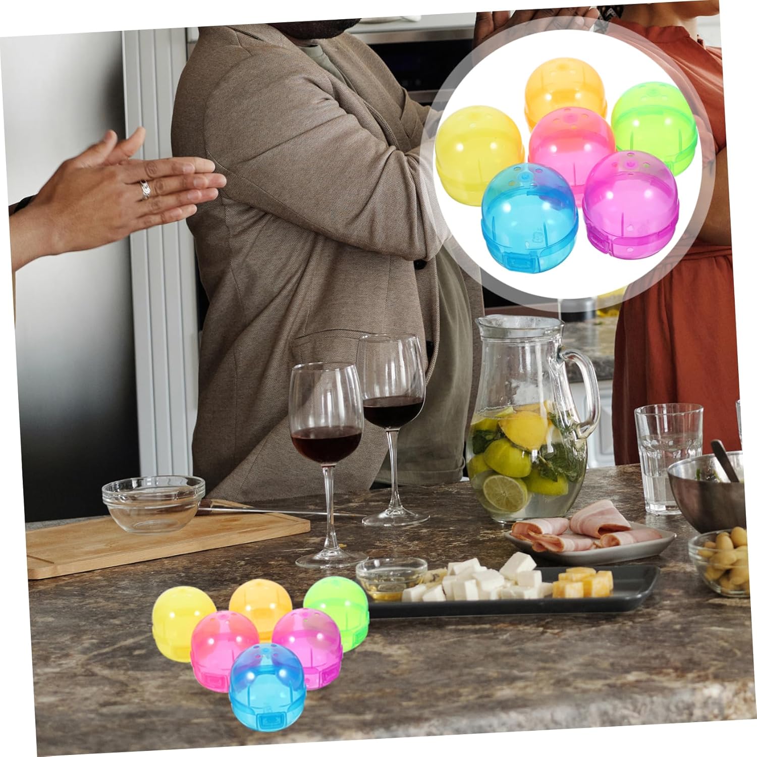 48pcs Plastic Decorative Balls for Parties and Events