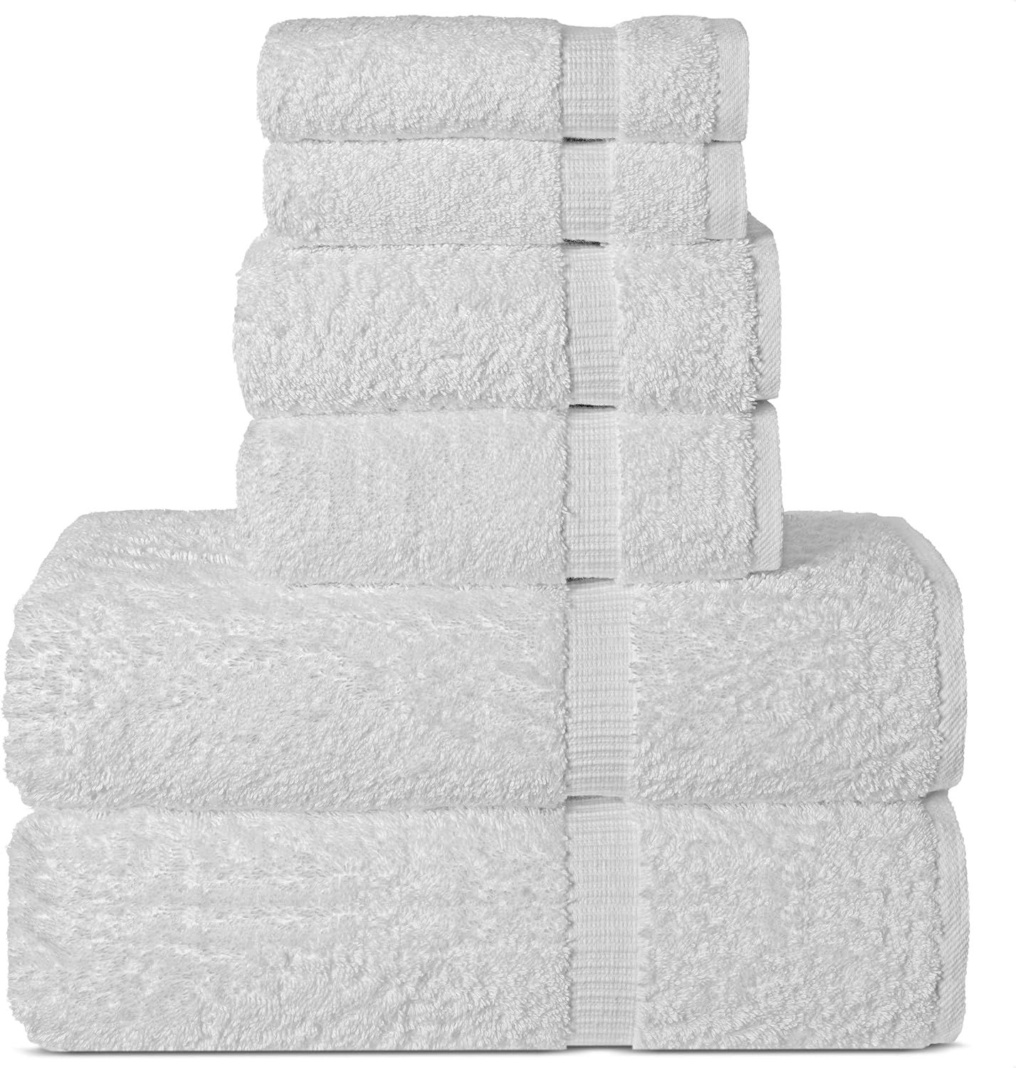 Chakir Turkish Linens Premium Turkish Cotton 6-Piece Towel Set