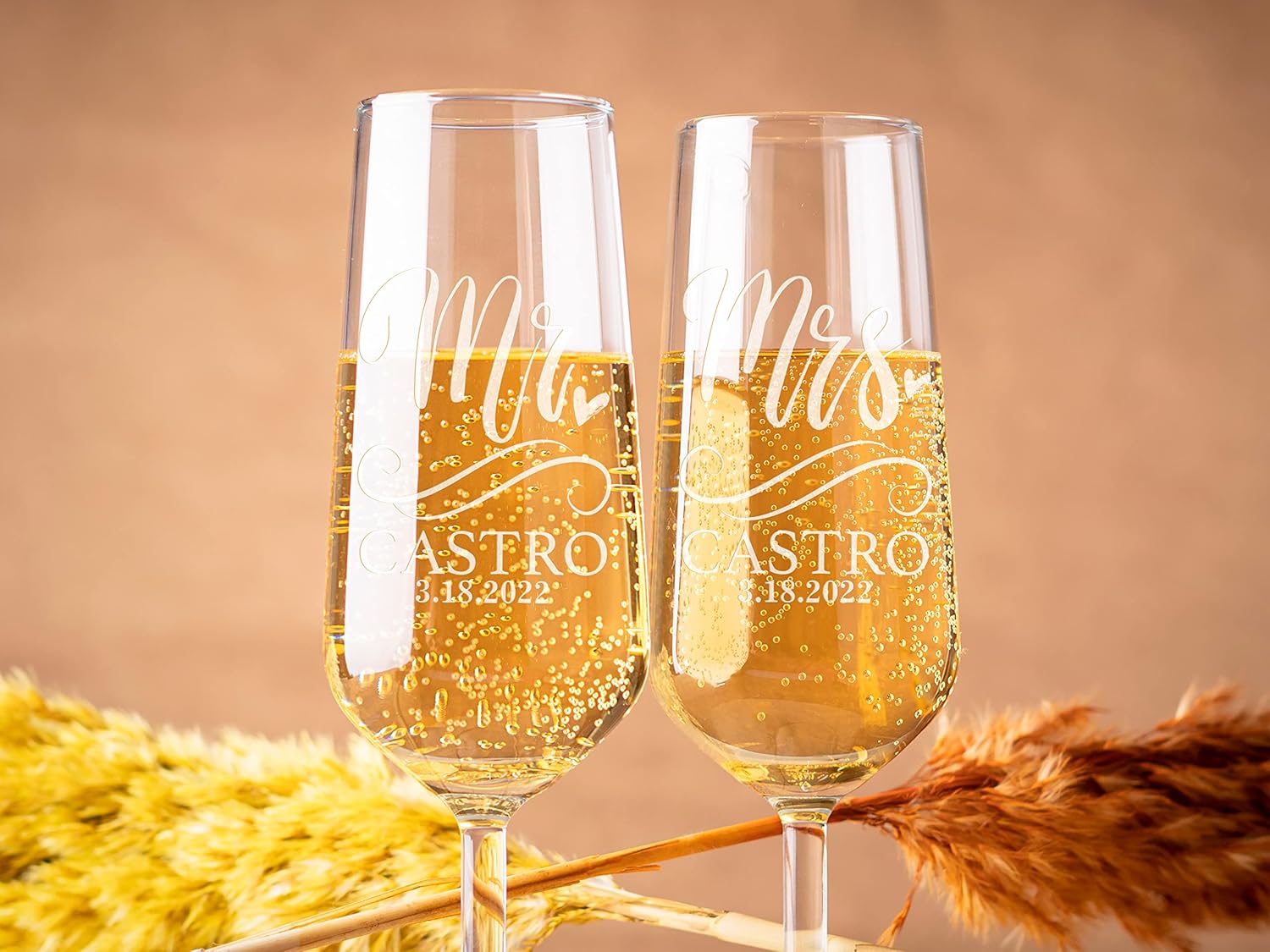 Personalization Lab Champagne Flutes Set of 2