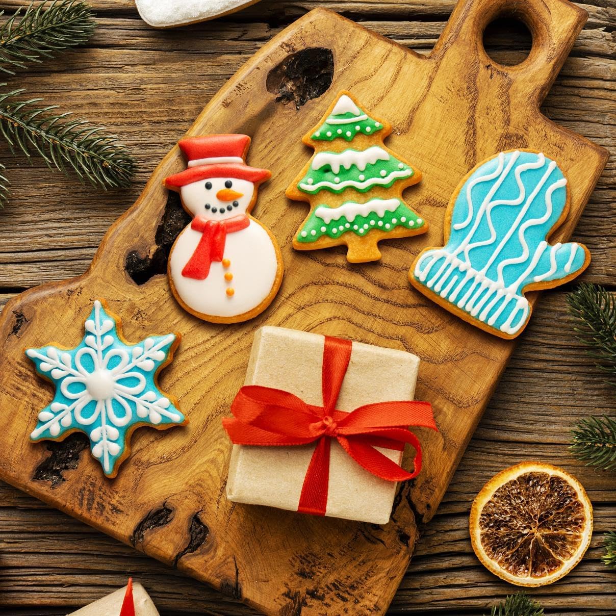 Wmtidene Christmas Cookie Cutters Set of 9