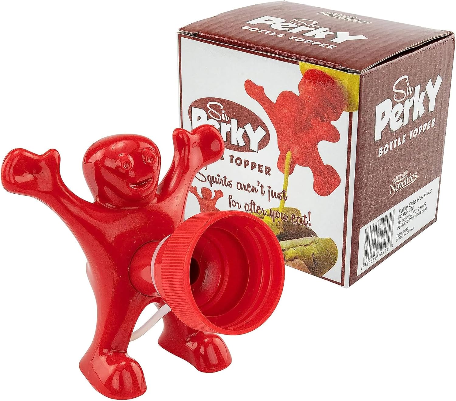 Sir Perky Condiment Bottle Topper - Fun Flair