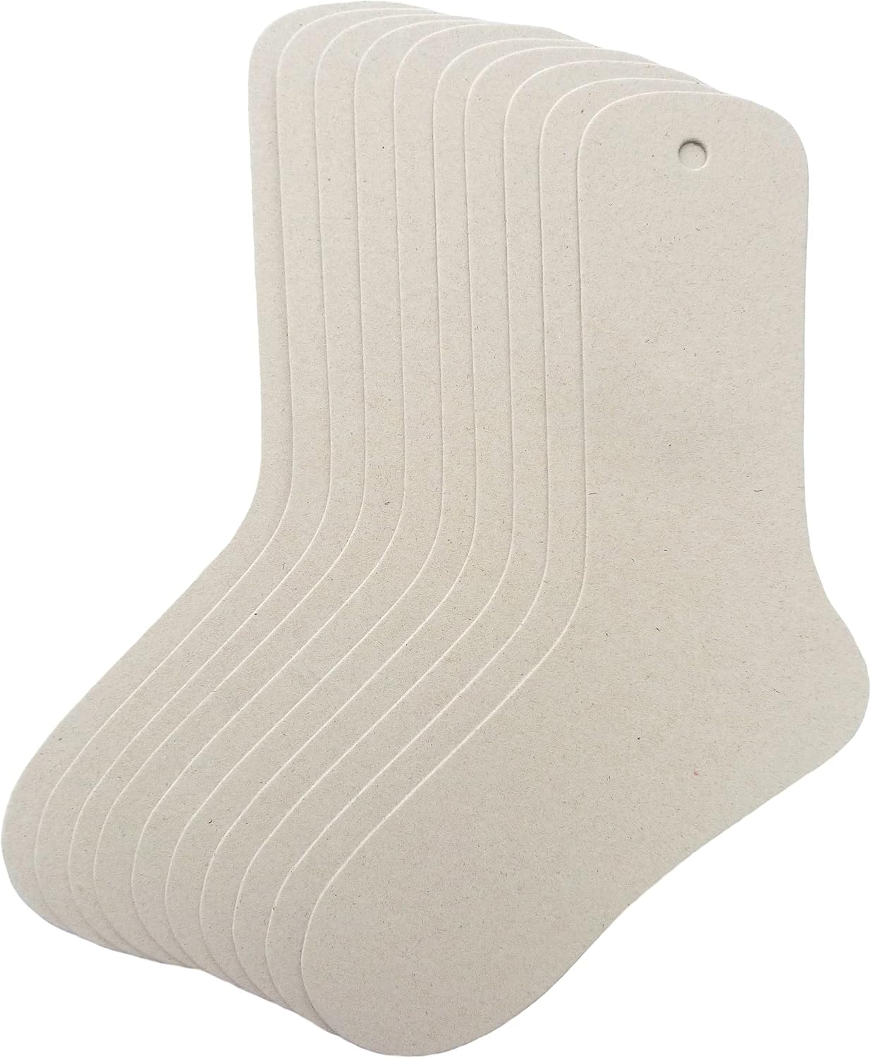 TATYZ Cardboard Sock Inserts for Organization and Display - 10 PCS Small
