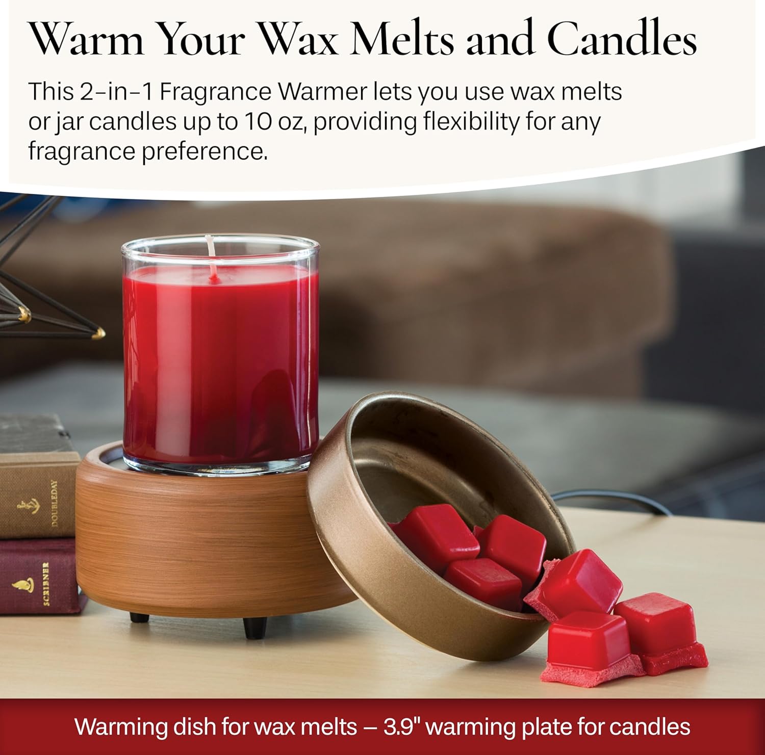 Candle Warmers ETC 2-in-1 Flame Free Warmer