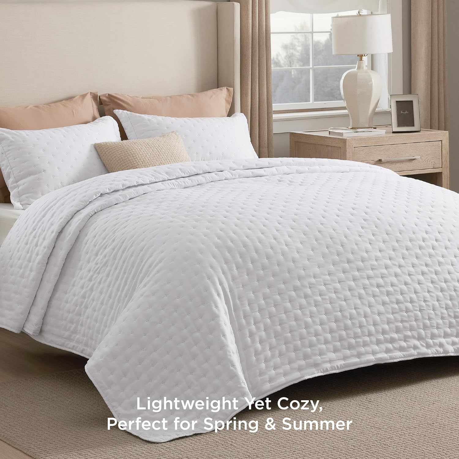 Bedsure Queen Size Ultra Soft Quilt Set