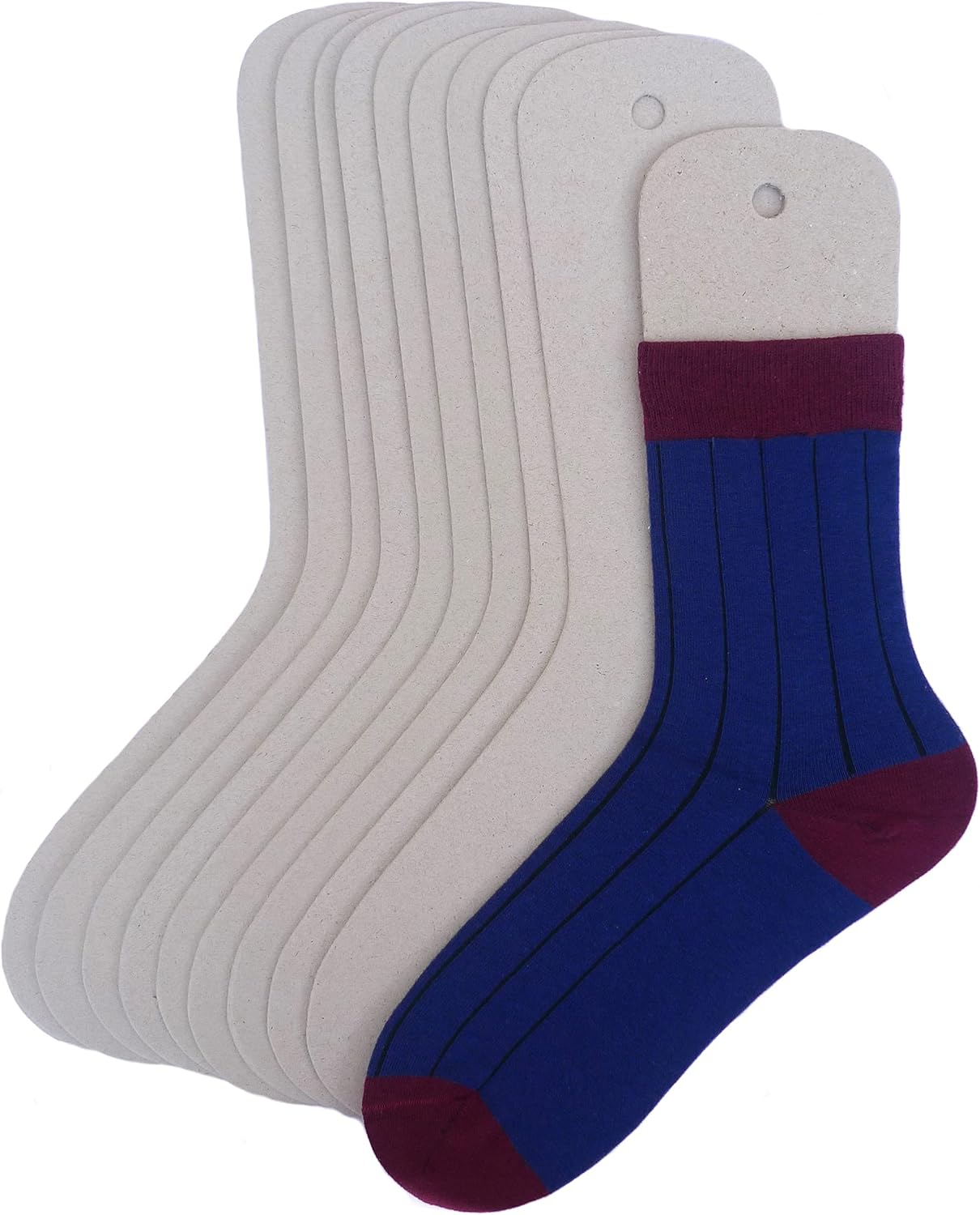TATYZ Cardboard Sock Inserts for Organization and Display - 10 PCS Small