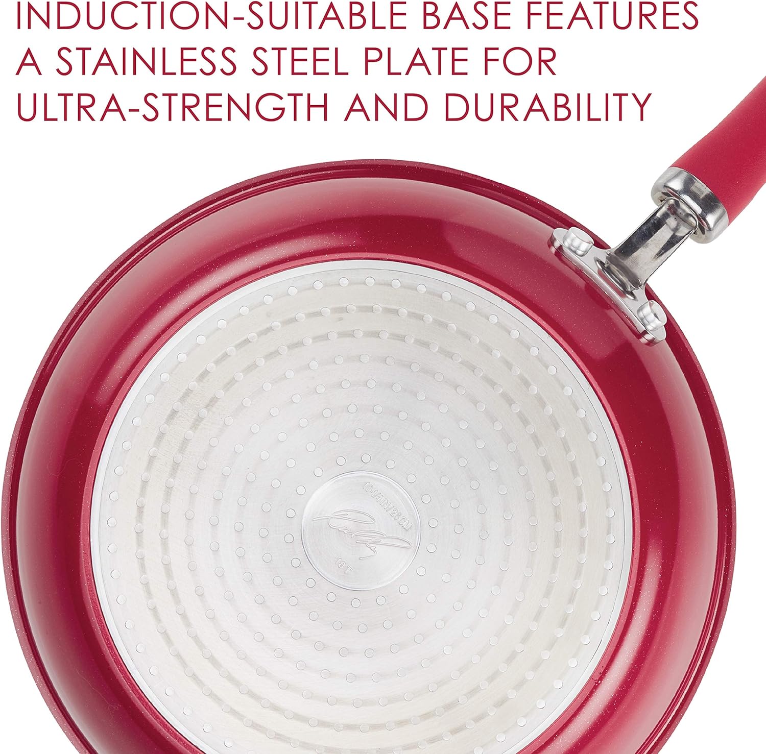 Rachael Ray Nonstick Stockpot 6 Quart Red