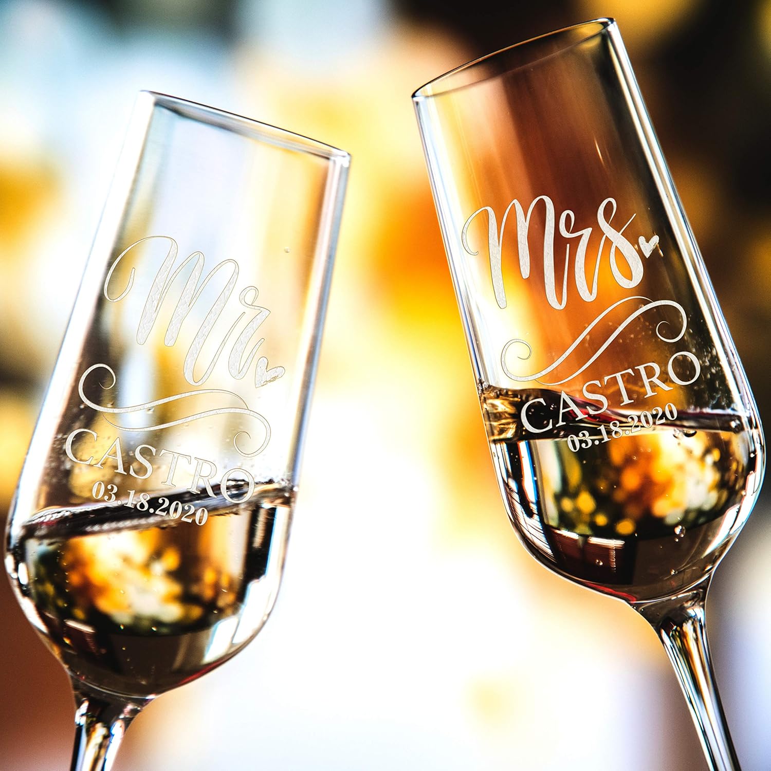 Personalization Lab Champagne Flutes Set of 2
